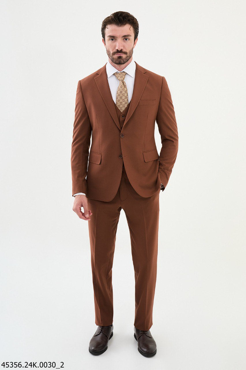 Bojoni Belmonte Tile Slim Fit Suit