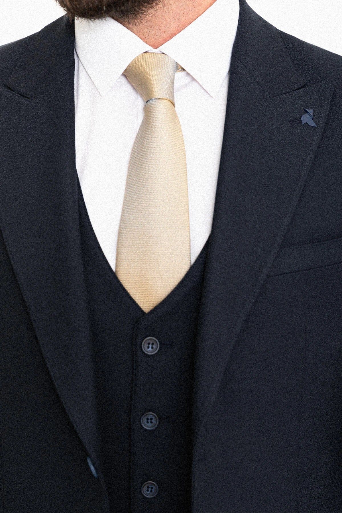 Bojoni Chicago Slim Fit Navy Blue Suit