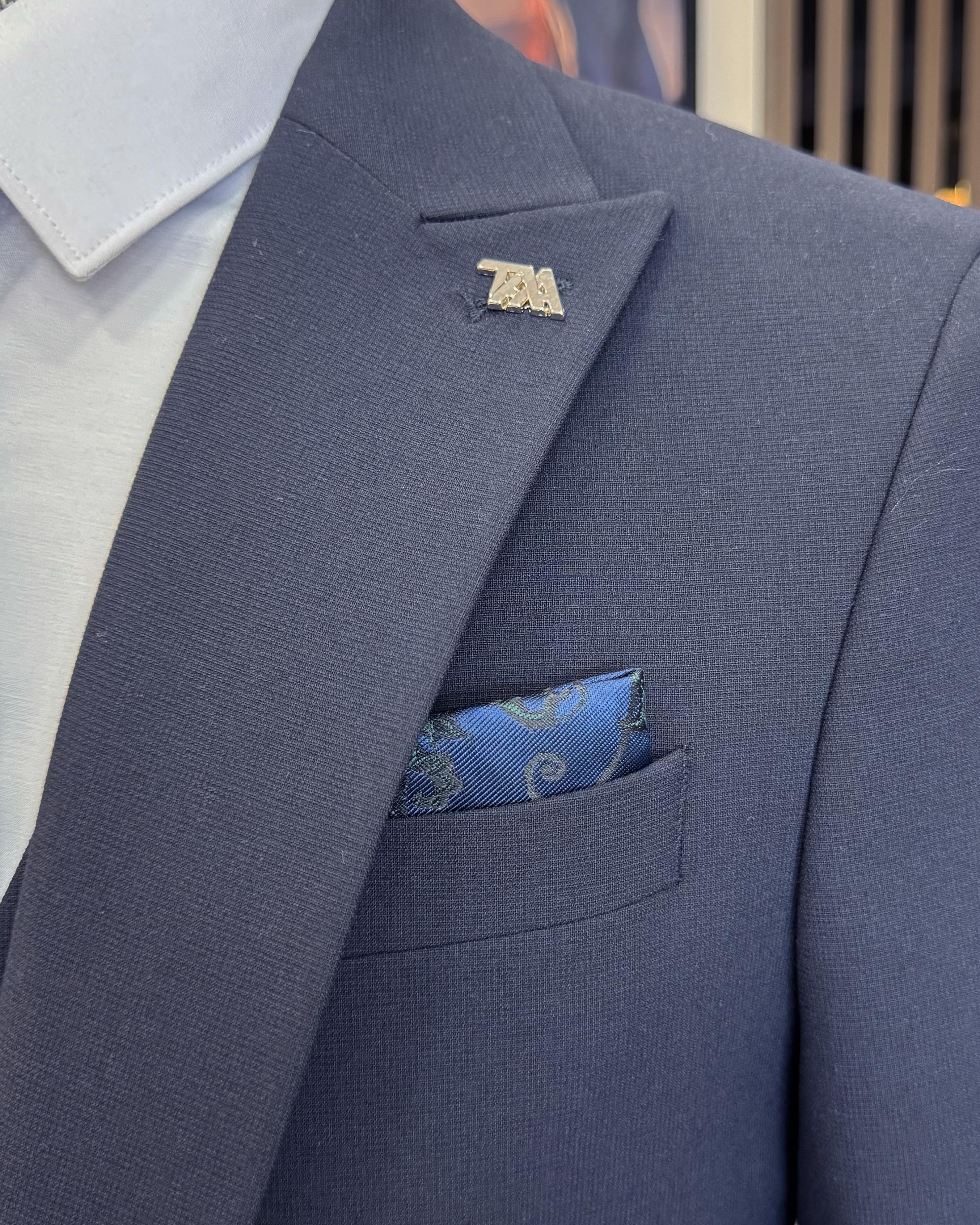 Bojoni Mayfair Classic Slim Fit Navy Blue Suit