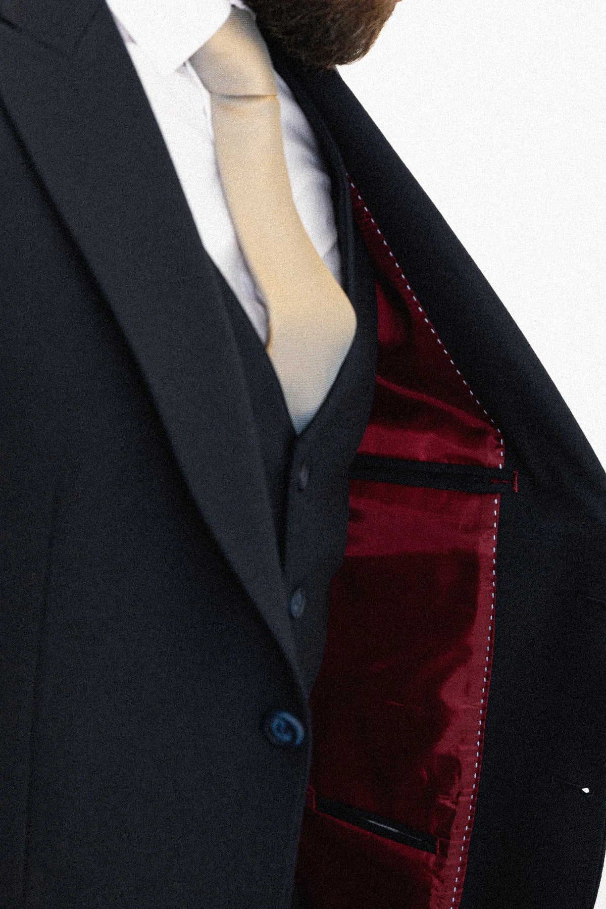 Bojoni Chicago Slim Fit Navy Blue Suit