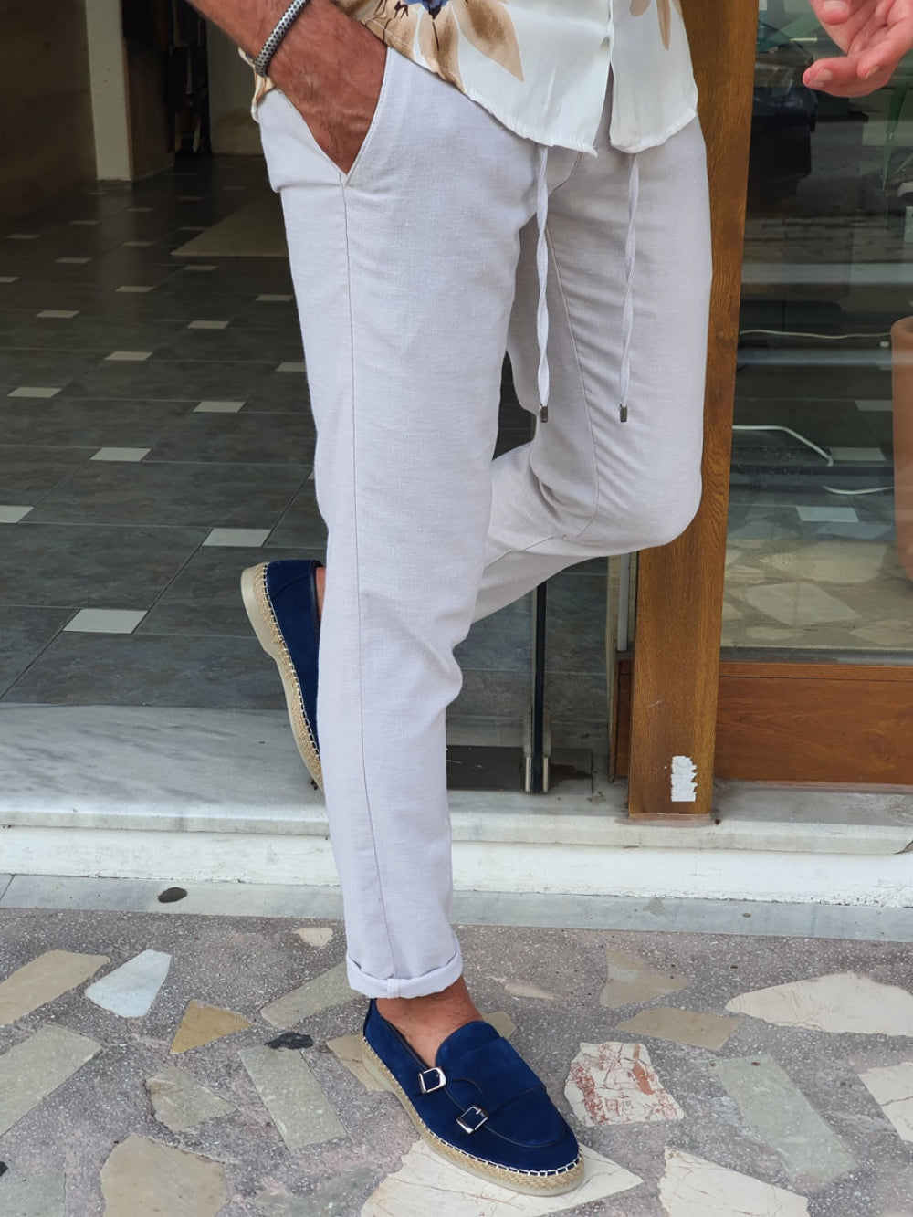 Kurni Blue Double Buckled Suede Leather Shoes-baagr.myshopify.com-shoes2-brabion