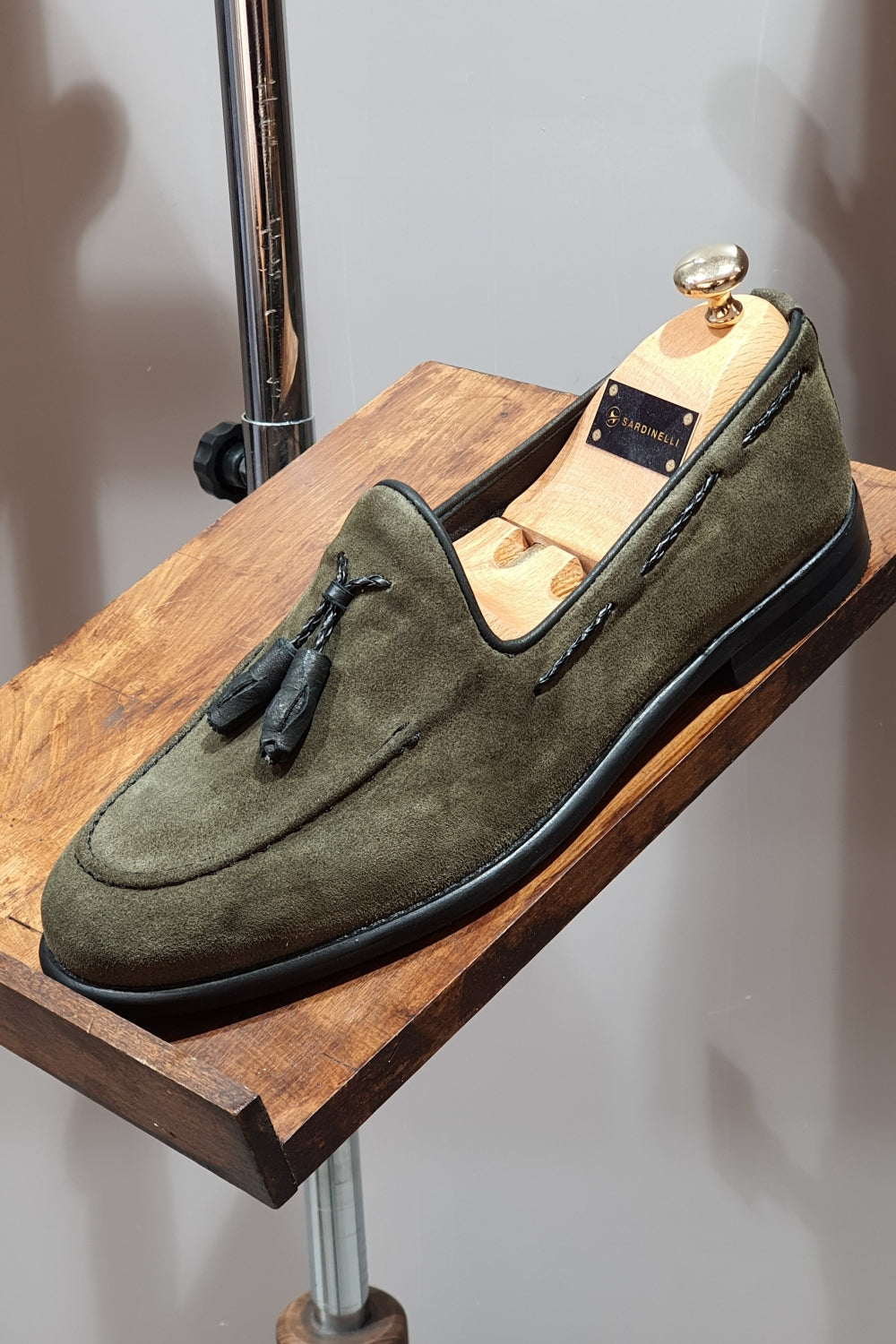 Milwaukee Suade Leather Loafer Green-baagr.myshopify.com-shoes2-BOJONI