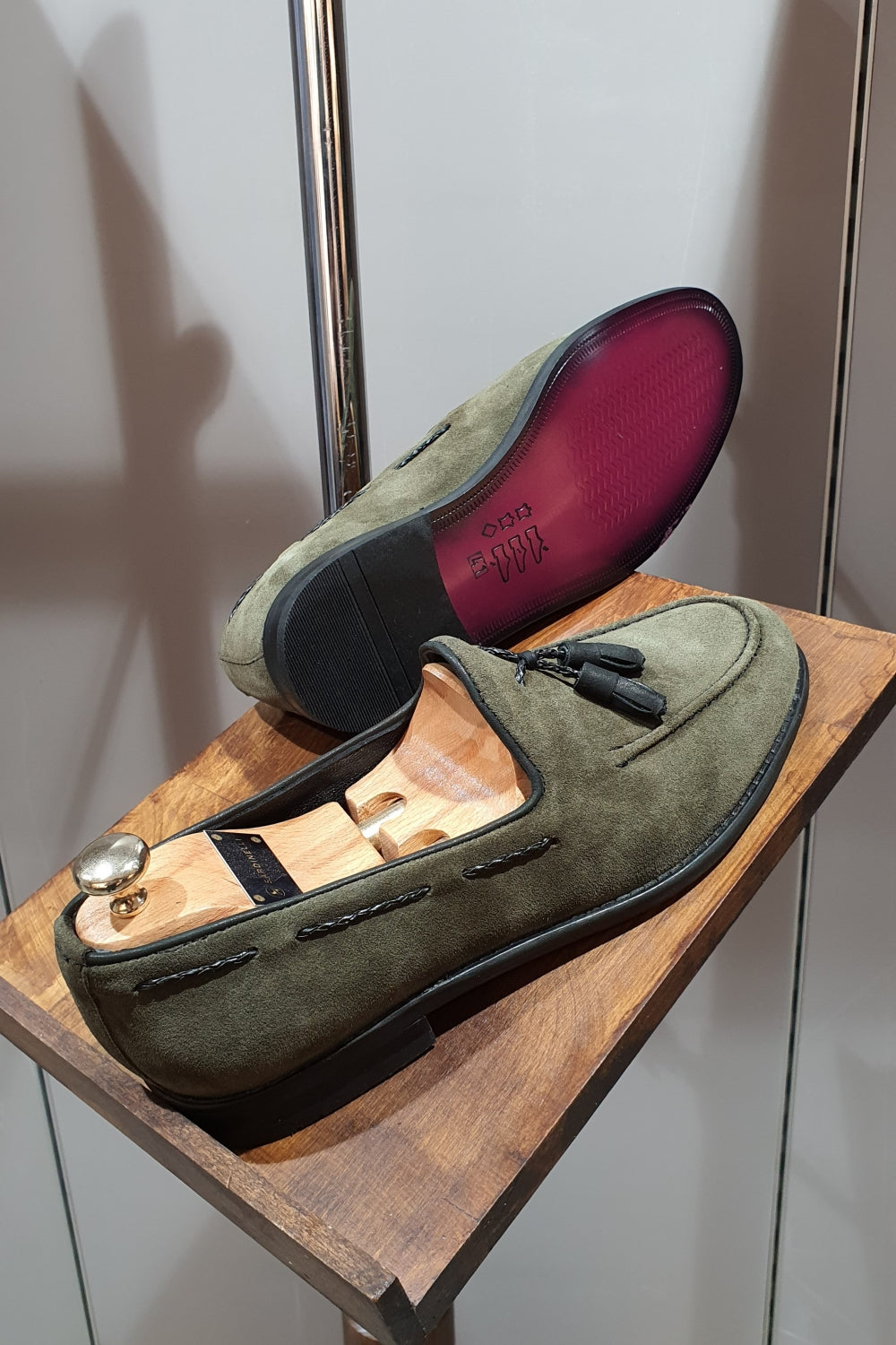 Milwaukee Suade Leather Loafer Green-baagr.myshopify.com-shoes2-BOJONI