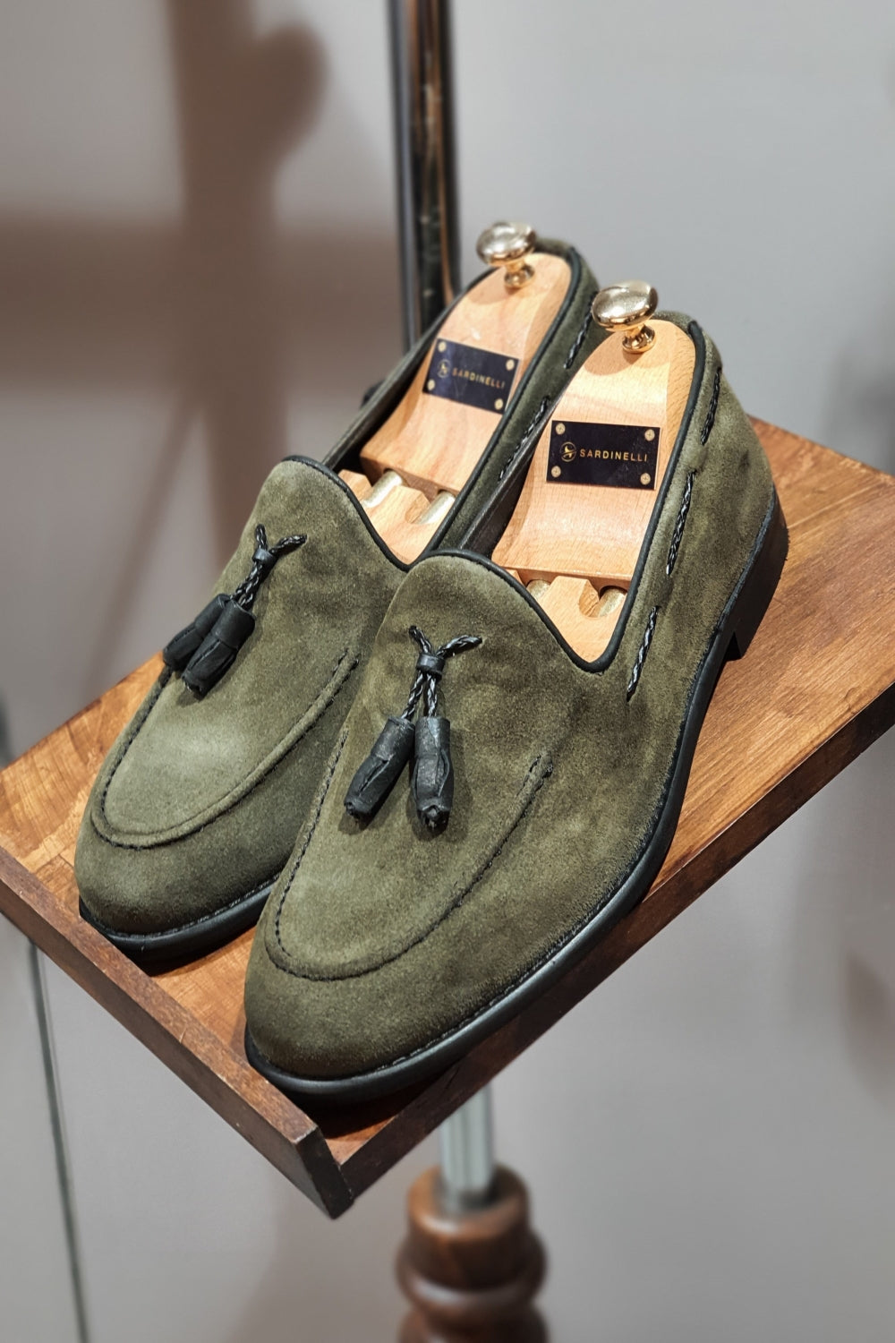 Milwaukee Suade Leather Loafer Green-baagr.myshopify.com-shoes2-BOJONI