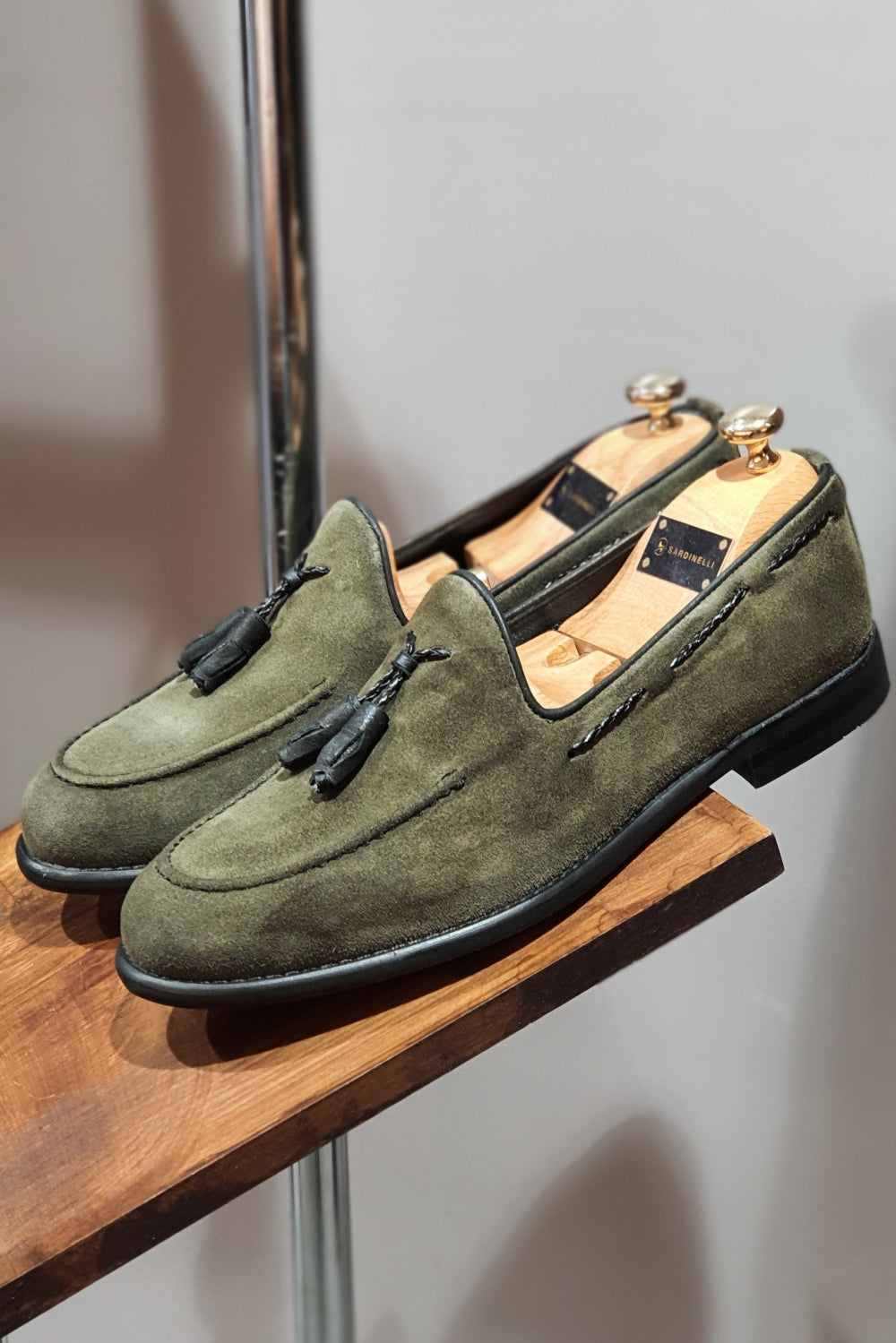 Milwaukee Suade Leather Loafer Green-baagr.myshopify.com-shoes2-BOJONI