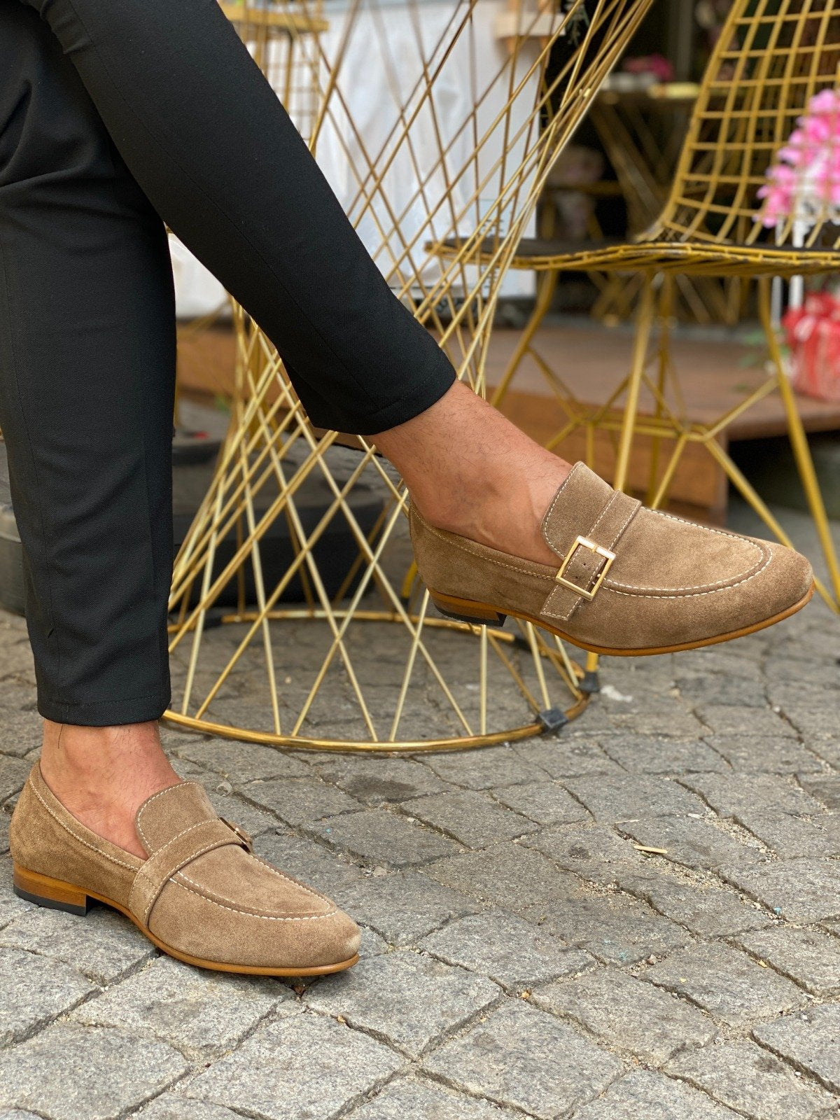 Bojo Suede Light Brown Leather Loafer-baagr.myshopify.com-shoes2-BOJONI