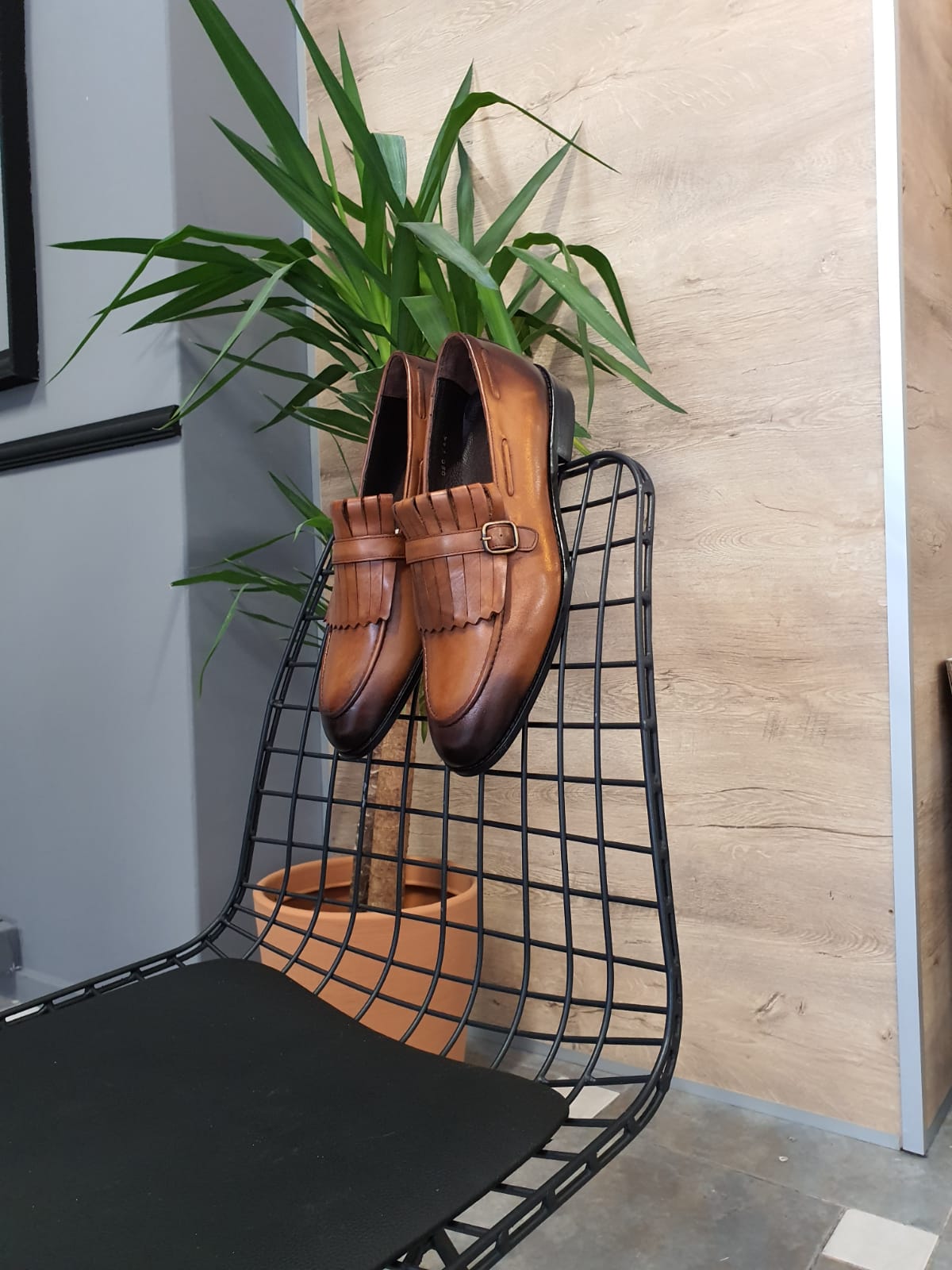 Argeli Anchorage Tan Kilt Loafers-baagr.myshopify.com-shoes2-brabion