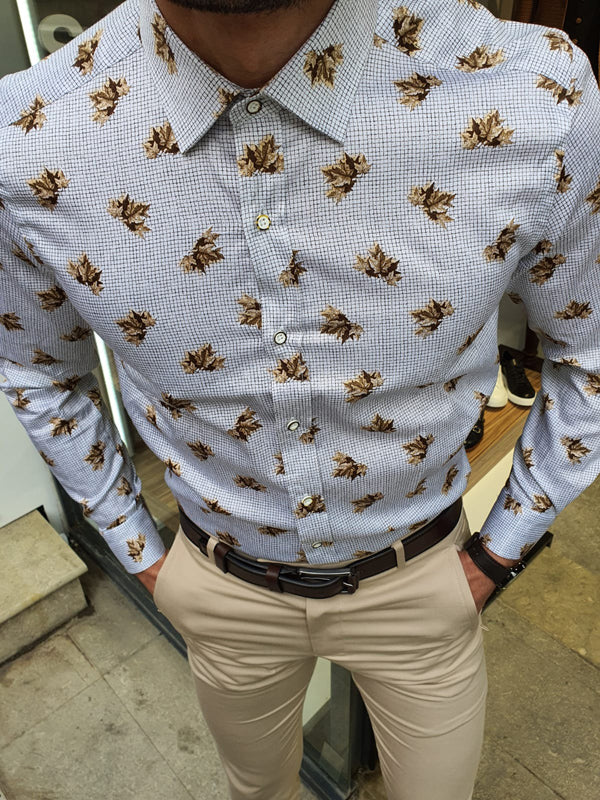 Toni  Bellingham White Slim Fit Cotton Shirt-baagr.myshopify.com-Shirt-BOJONI