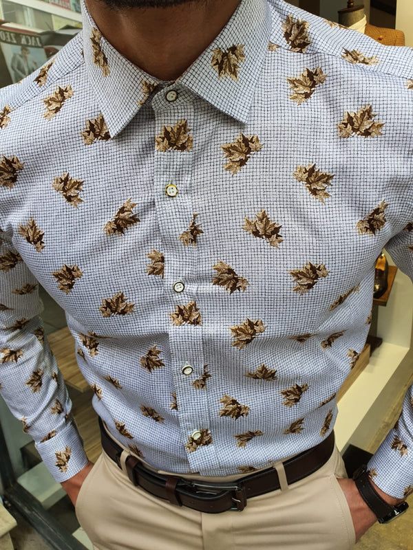 Toni  Bellingham White Slim Fit Cotton Shirt-baagr.myshopify.com-Shirt-BOJONI