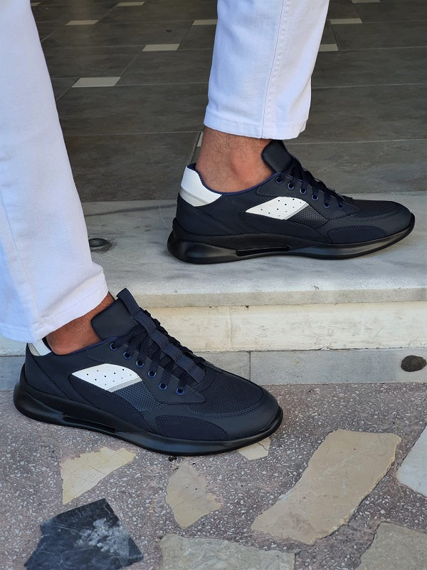 Bano Navy Blue High-Top Sneakers-baagr.myshopify.com-shoes2-brabion