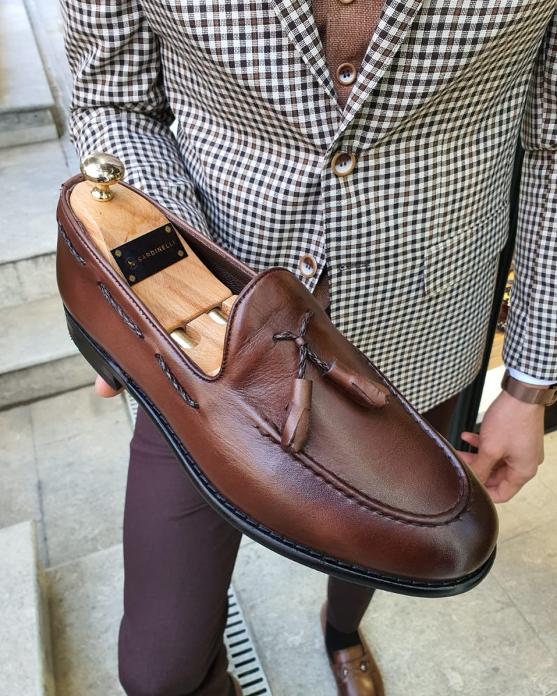 Lance Fort Worth Brown Leather Tassel Loafer-baagr.myshopify.com-shoes2-BOJONI