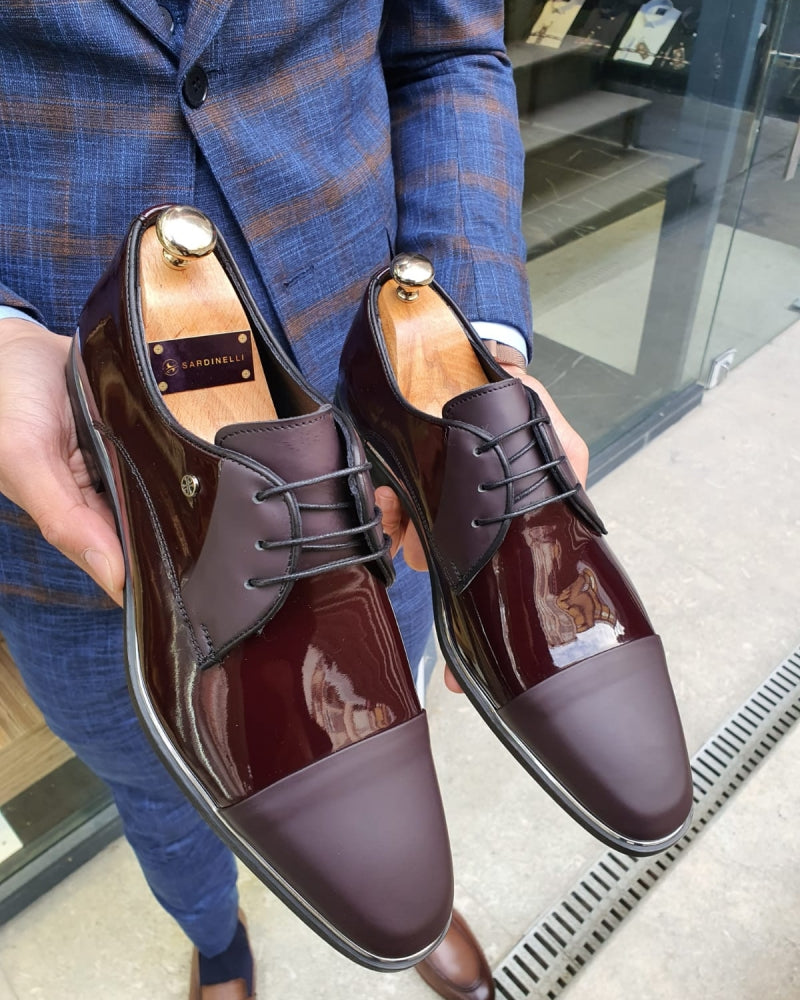Lance Fort Worth Burgundy Cap Toe Laced Blucher-baagr.myshopify.com-shoes2-BOJONI