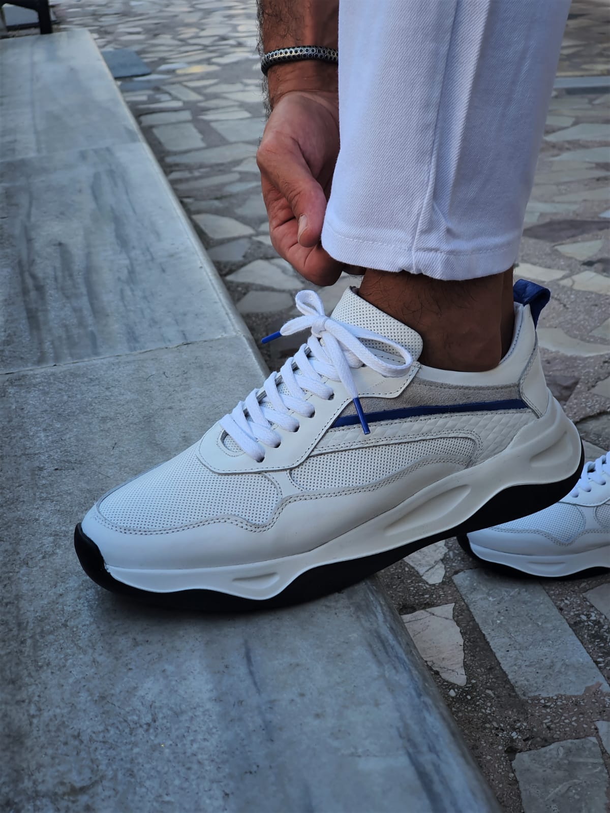 Bano  White Mid-Top Sneakers-baagr.myshopify.com-shoes2-brabion