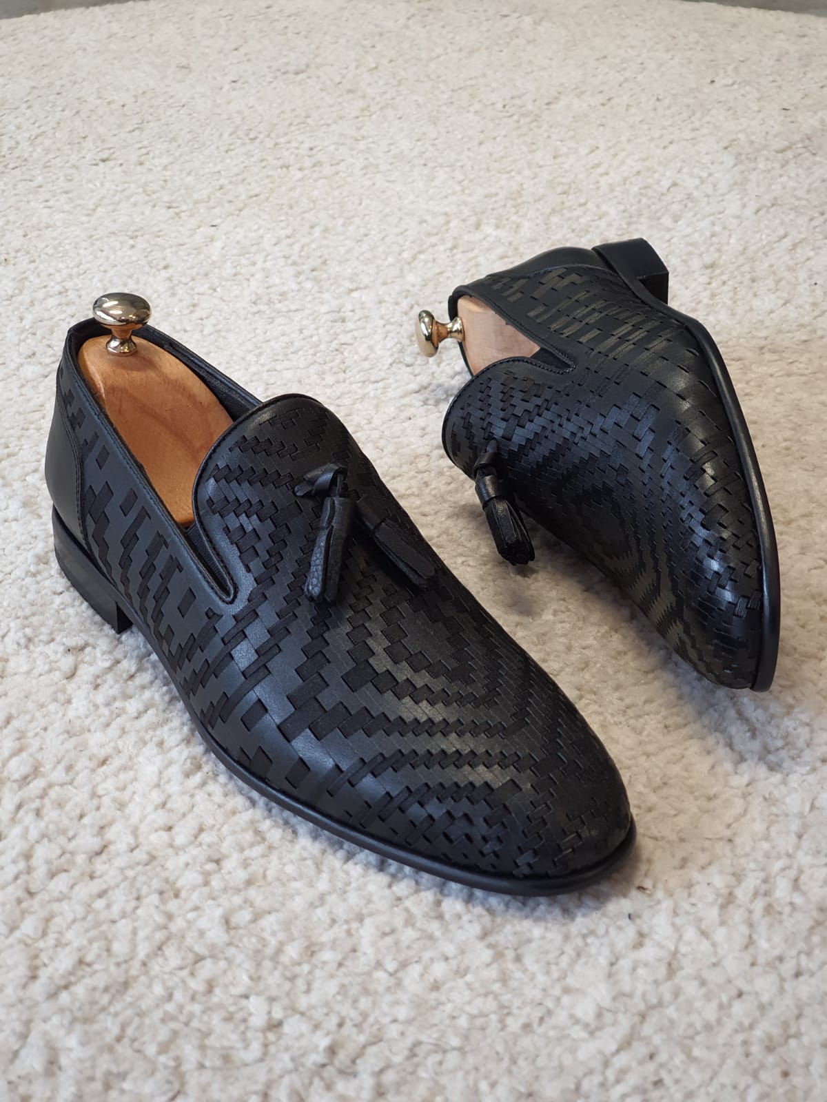 Julami Black Tassel Loafers-baagr.myshopify.com-shoes2-brabion