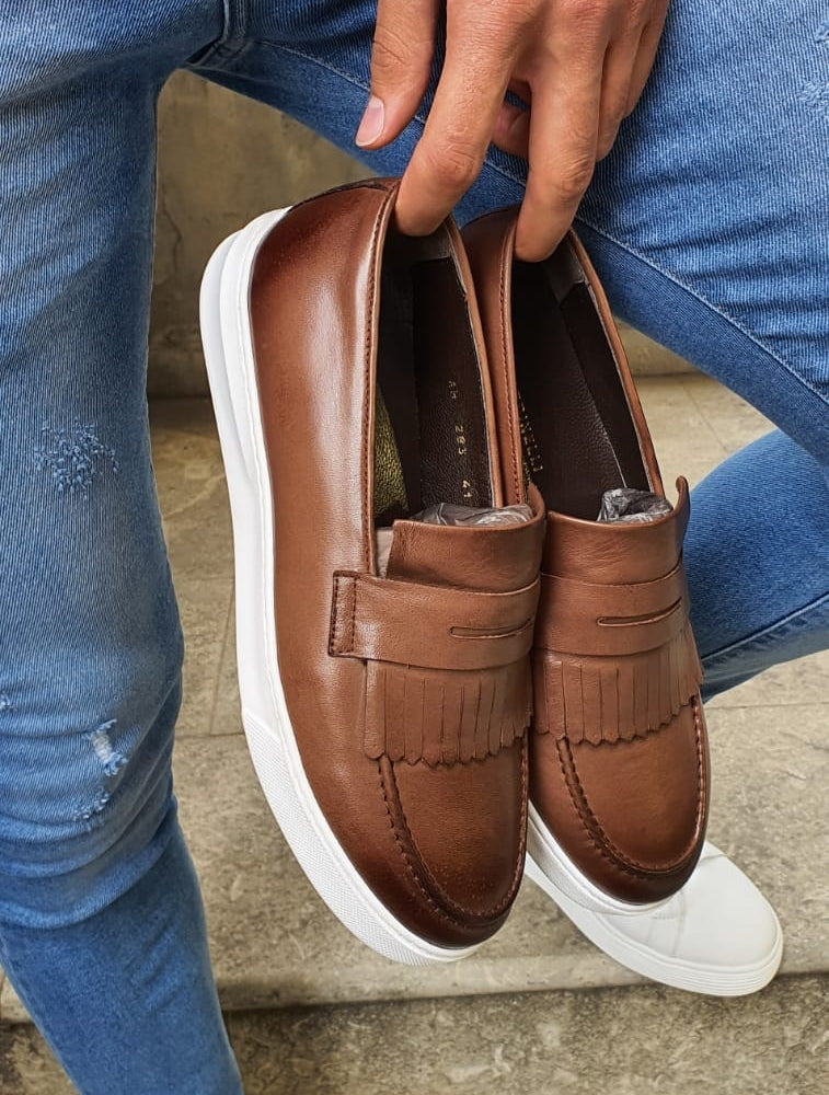 Pierre Brown Kilt Loafers-baagr.myshopify.com-shoes2-BOJONI