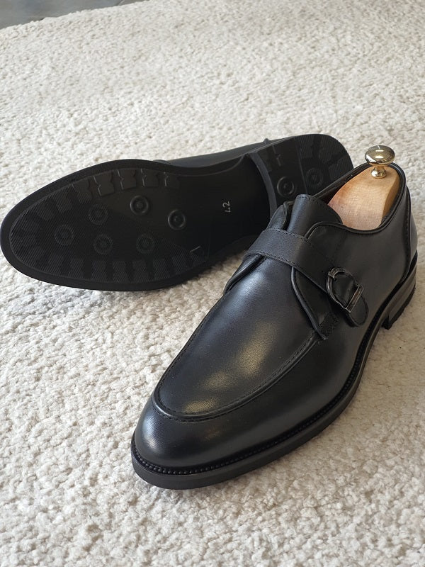 Vicenza Black Buckle Loafers-baagr.myshopify.com-shoes2-brabion