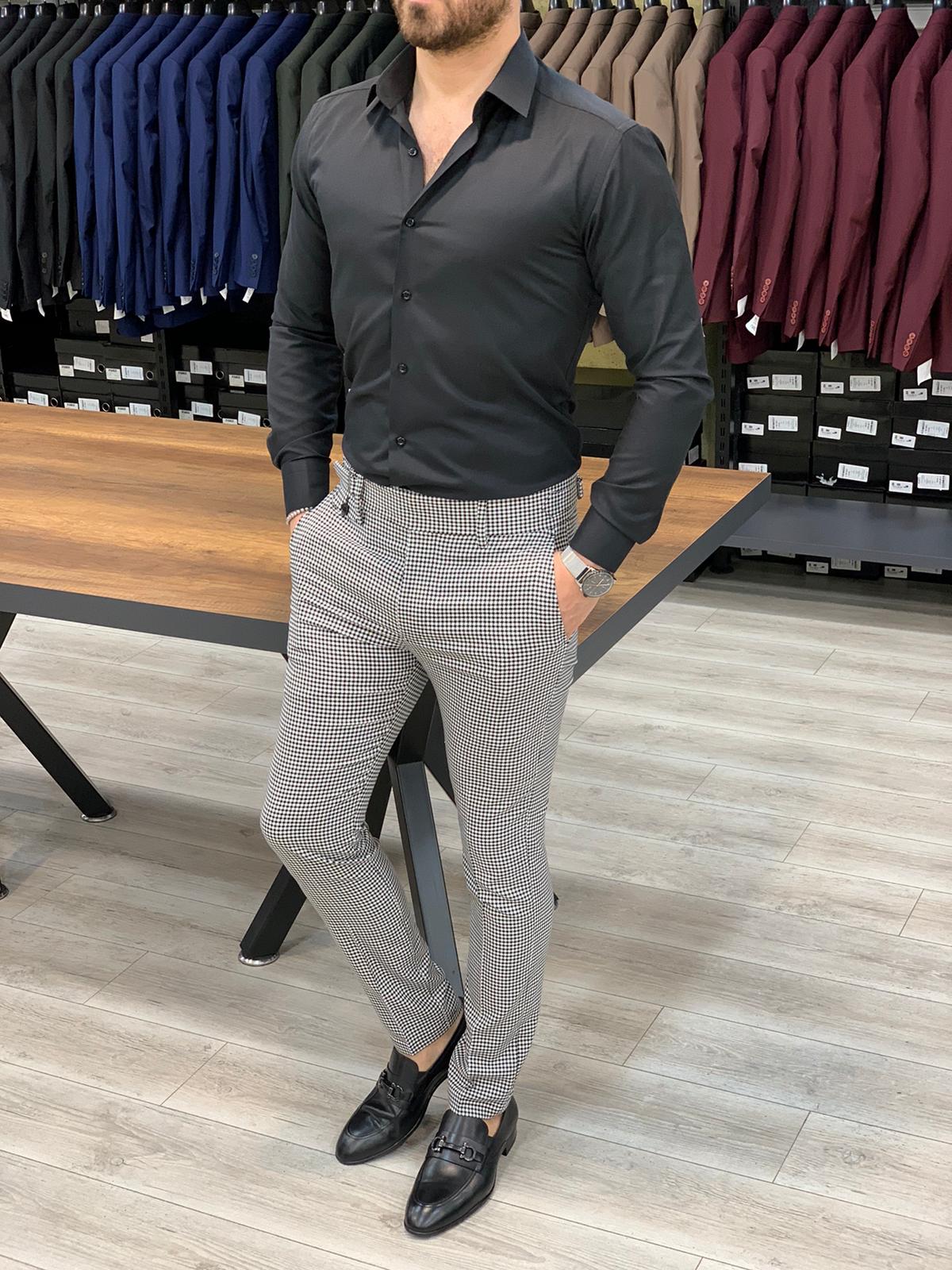 Ferrar Black Classic Shirt-baagr.myshopify.com-Shirt-BOJONI