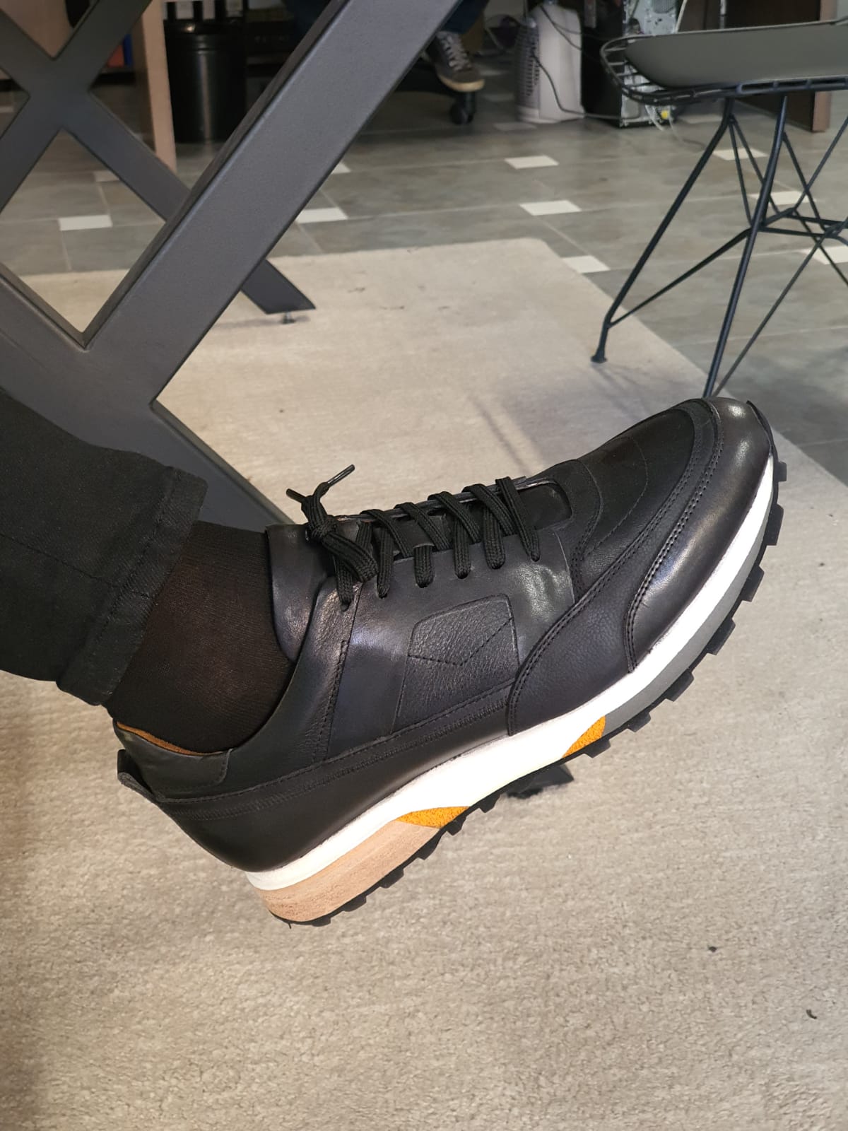 Vicenza Laced Leather Shoes Black-baagr.myshopify.com-shoes2-brabion