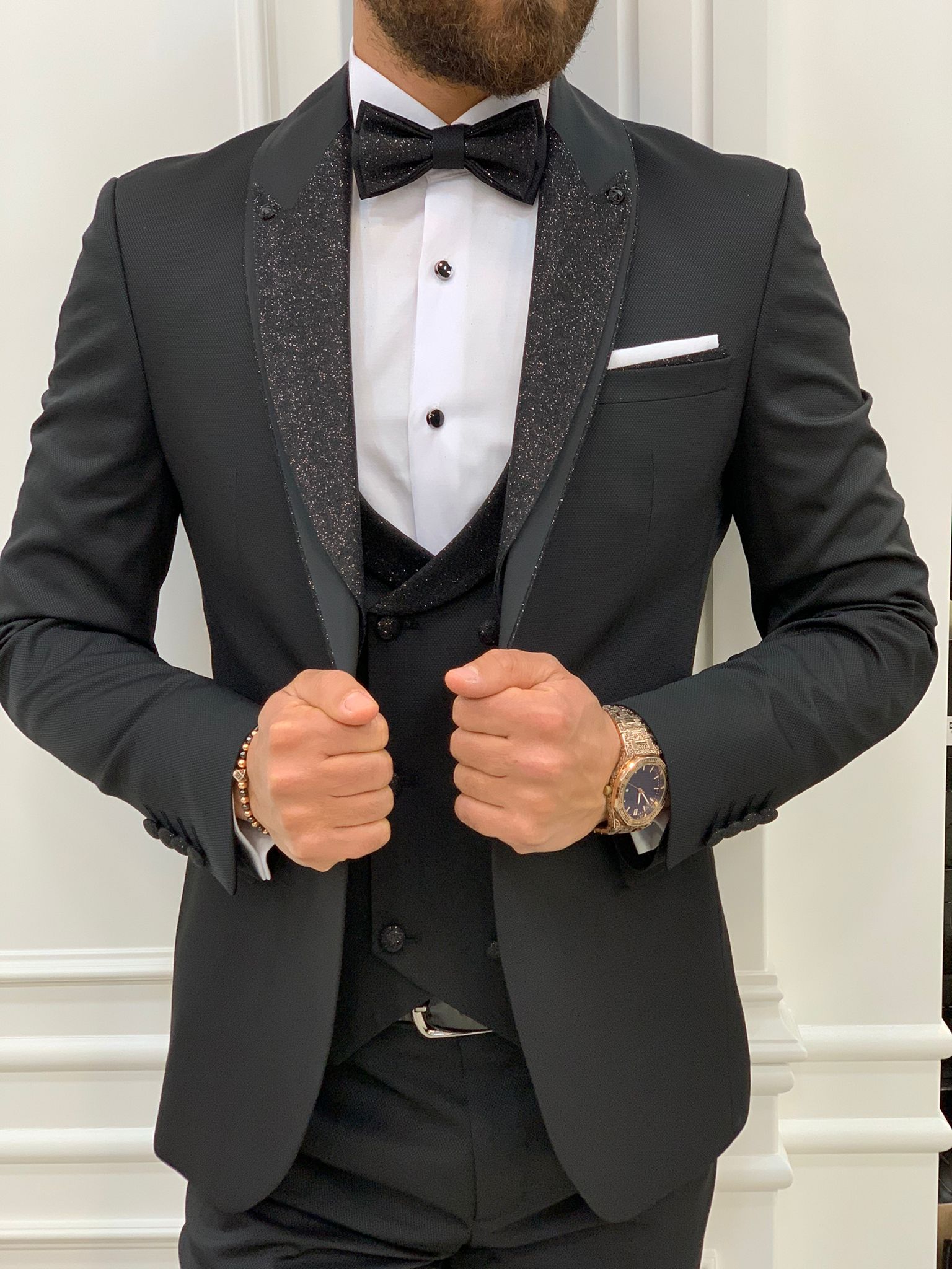 Rialzetti Black Space Slim Fit Tuxedo-baagr.myshopify.com-1-BOJONI