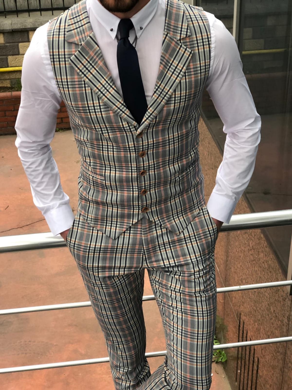 Panroff Slim-Fit Vest & Pants-baagr.myshopify.com-suit-BOJONI