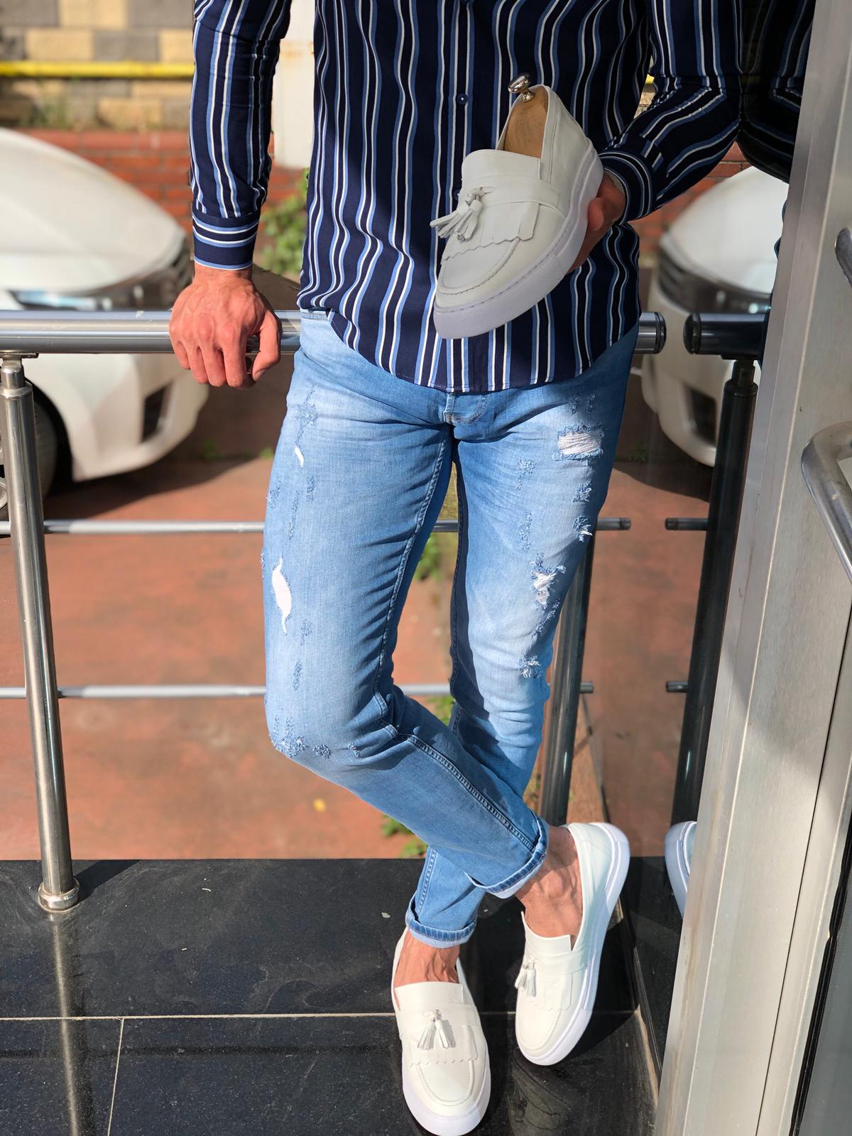 Ambass Calf-Leather Shoes White-baagr.myshopify.com-shoes2-BOJONI