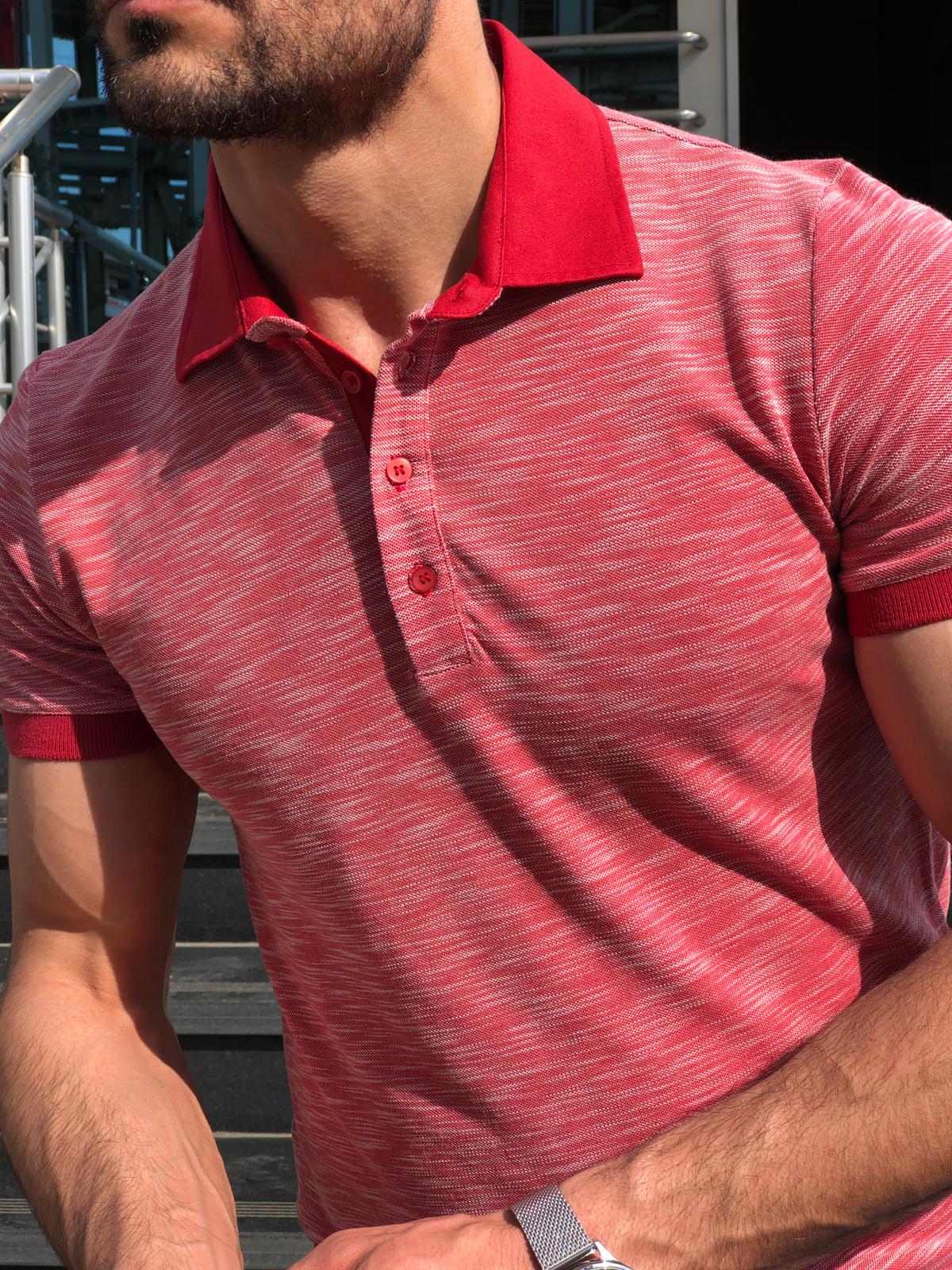 Banso Slim-Fit Collar T-shirt (3 Colors)-baagr.myshopify.com-T-shirt-BOJONI