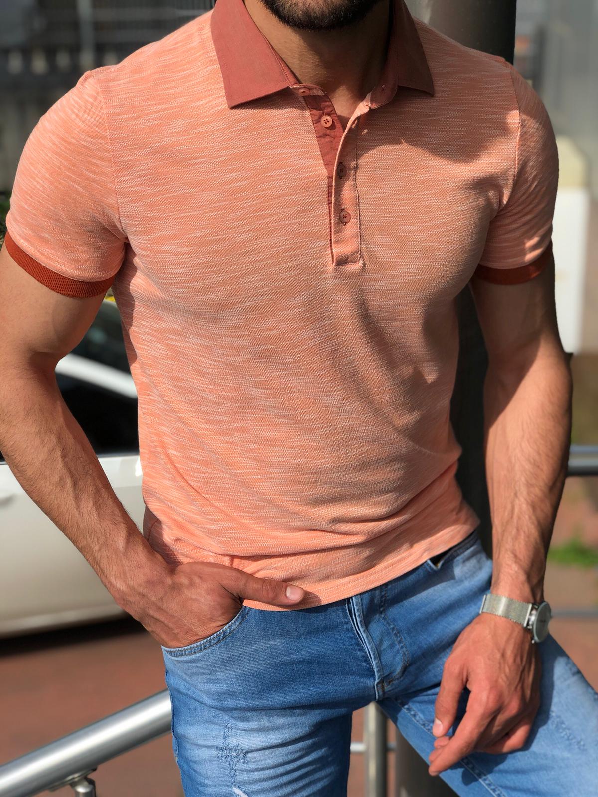 Banso Slim-Fit Collar T-shirt (3 Colors)-baagr.myshopify.com-T-shirt-BOJONI