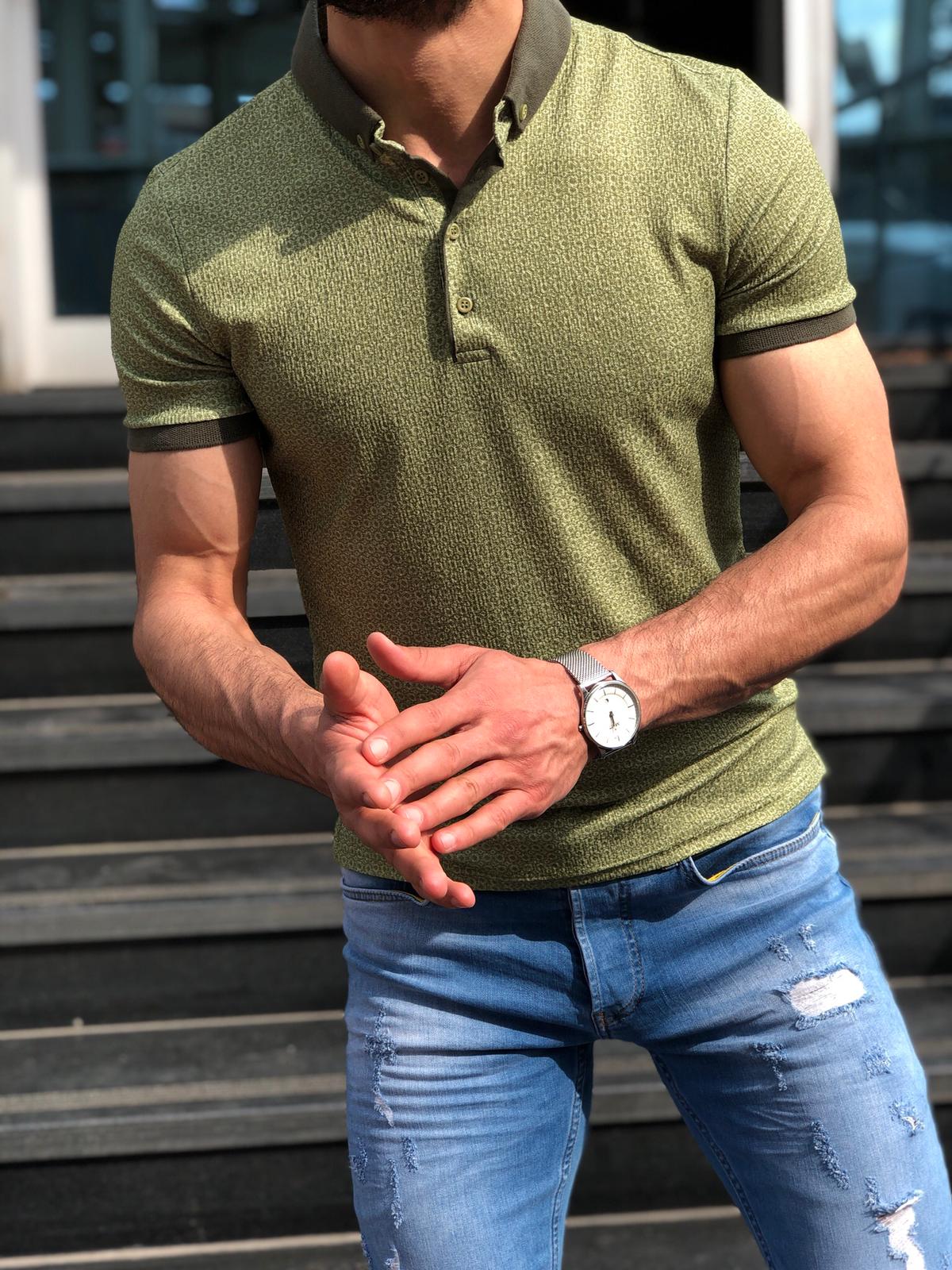 Barcos Slim-Fit Collar T-shirt (2 Colors)-baagr.myshopify.com-T-shirt-BOJONI