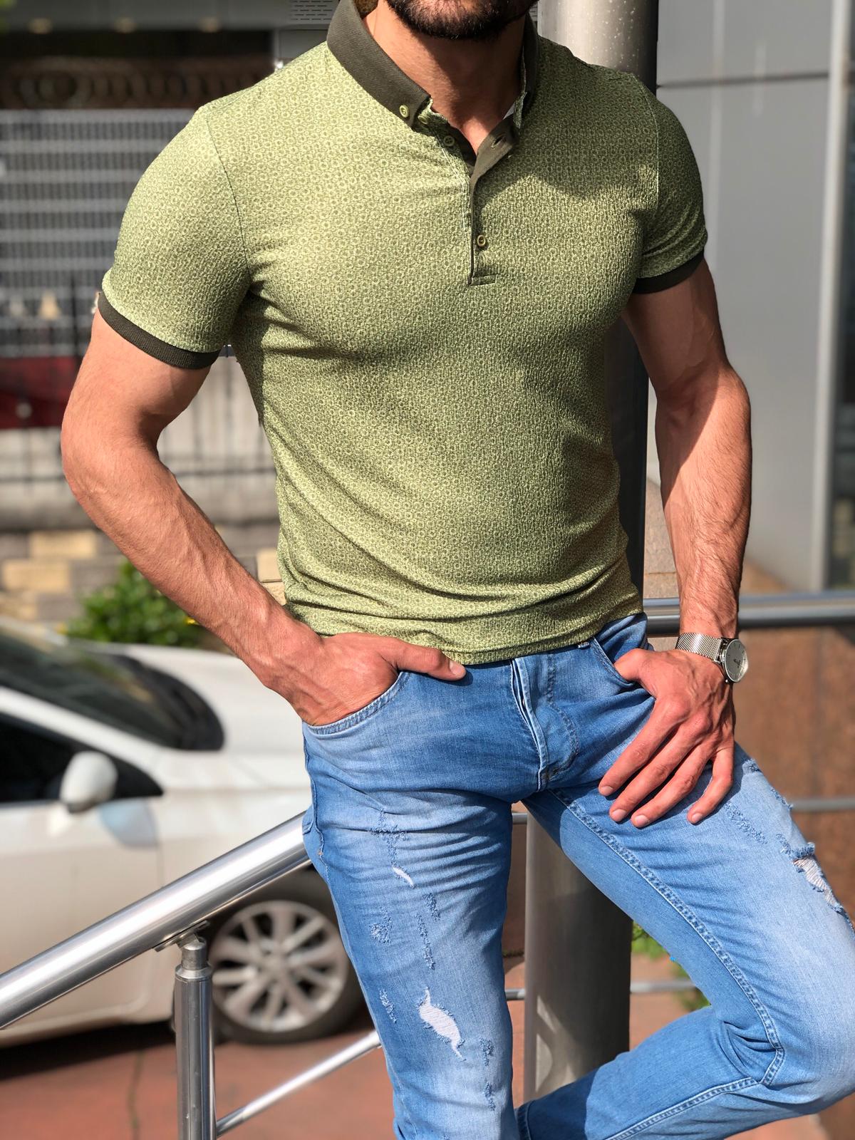 Barcos Slim-Fit Collar T-shirt (2 Colors)-baagr.myshopify.com-T-shirt-BOJONI