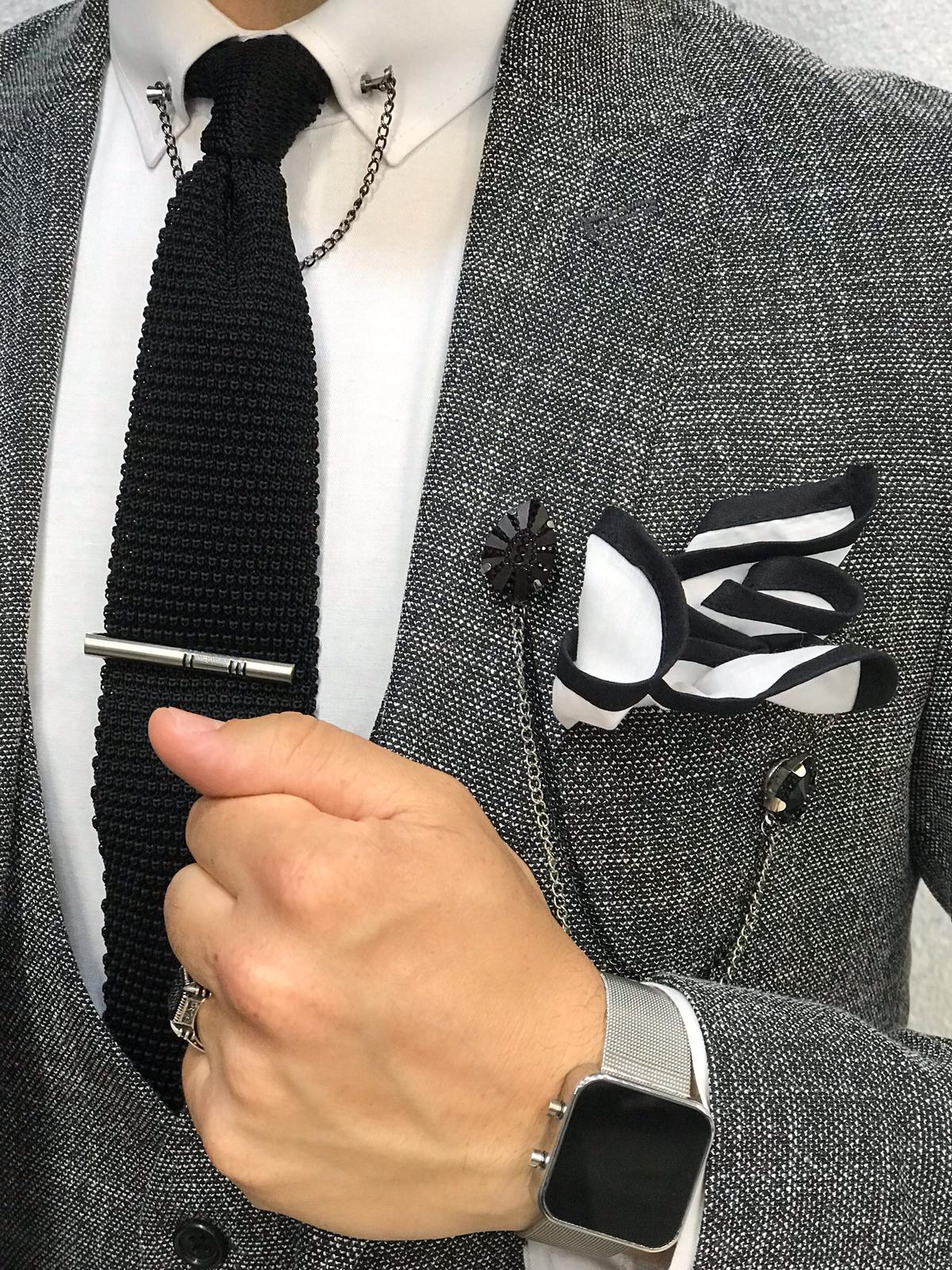 Boszi Slim-Fit Vest Gray-baagr.myshopify.com-1-Brabion