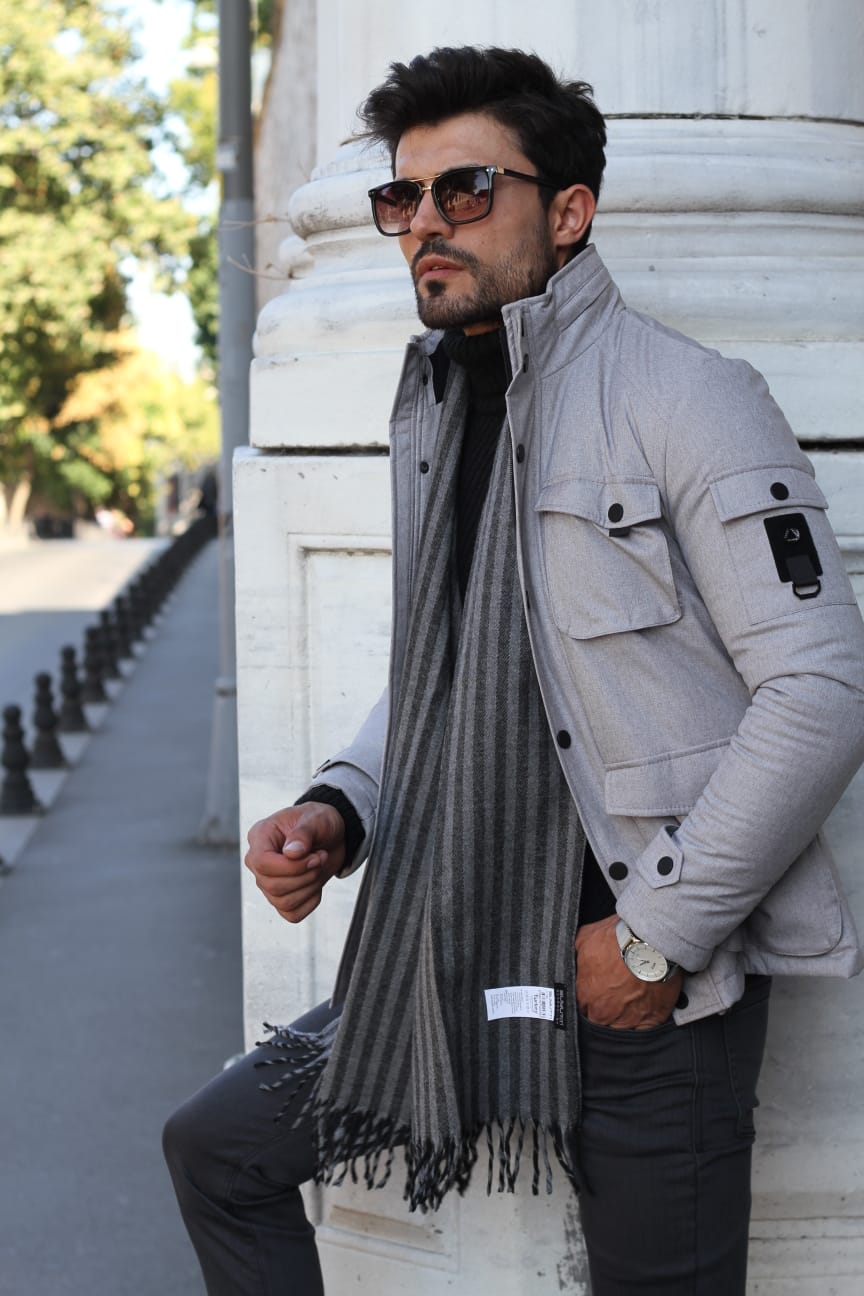 Panos Coat in Gray-baagr.myshopify.com-Jacket-BOJONI