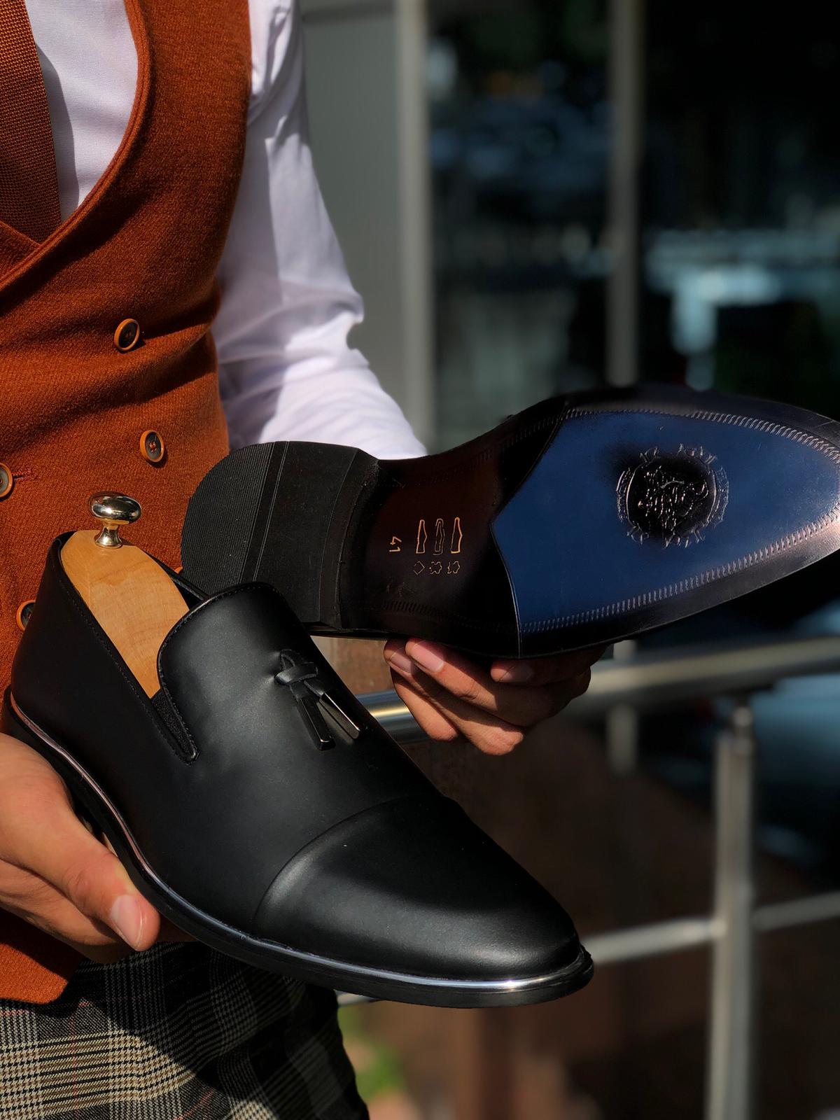 Tassels Classic Shoes Matte Black-baagr.myshopify.com-shoes2-BOJONI