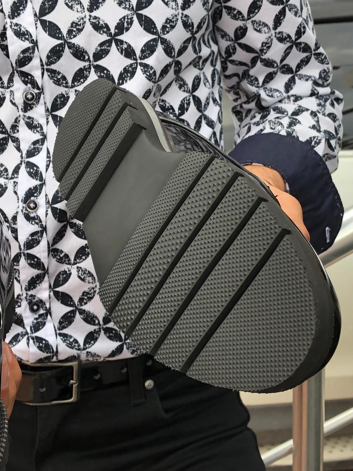 Patent Lace-up Leather Shoes Black-baagr.myshopify.com-shoes2-BOJONI