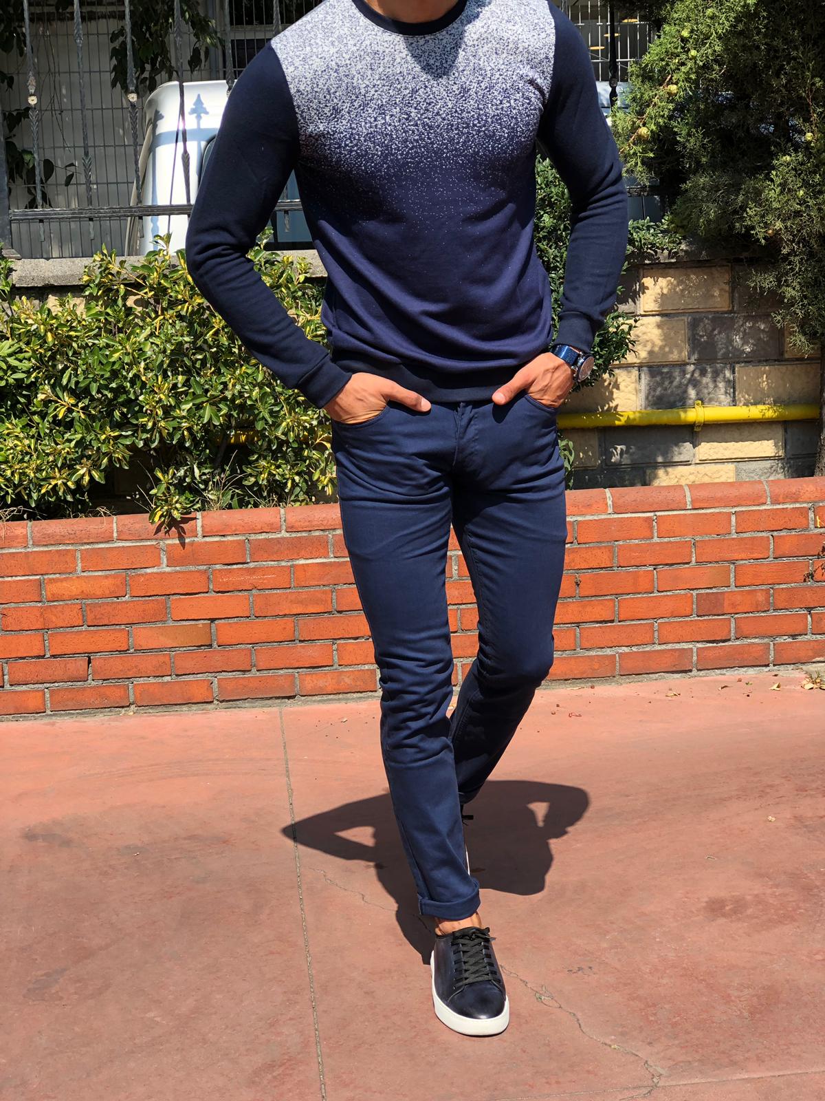 Mason Slim-Fit Pants Indigo-baagr.myshopify.com-Pants-BOJONI