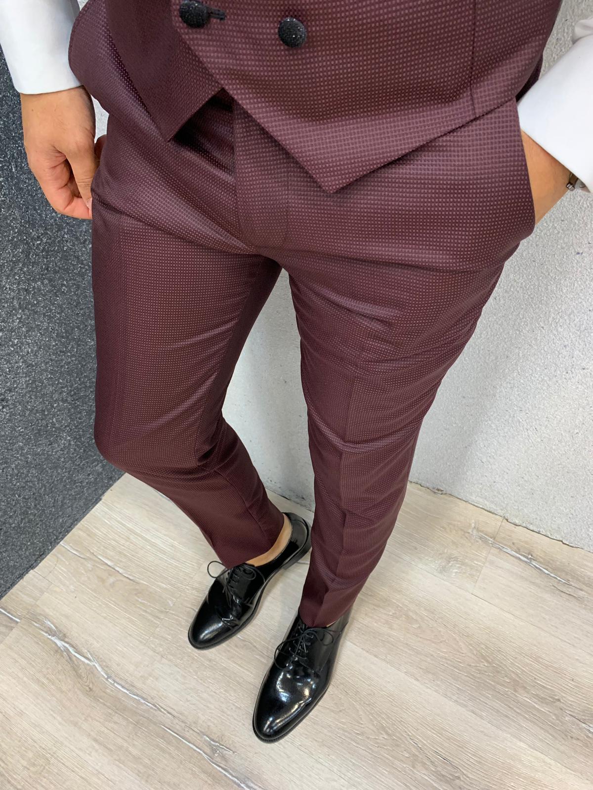 Santos Slim Fit Tuxedo Red-baagr.myshopify.com-1-brabion