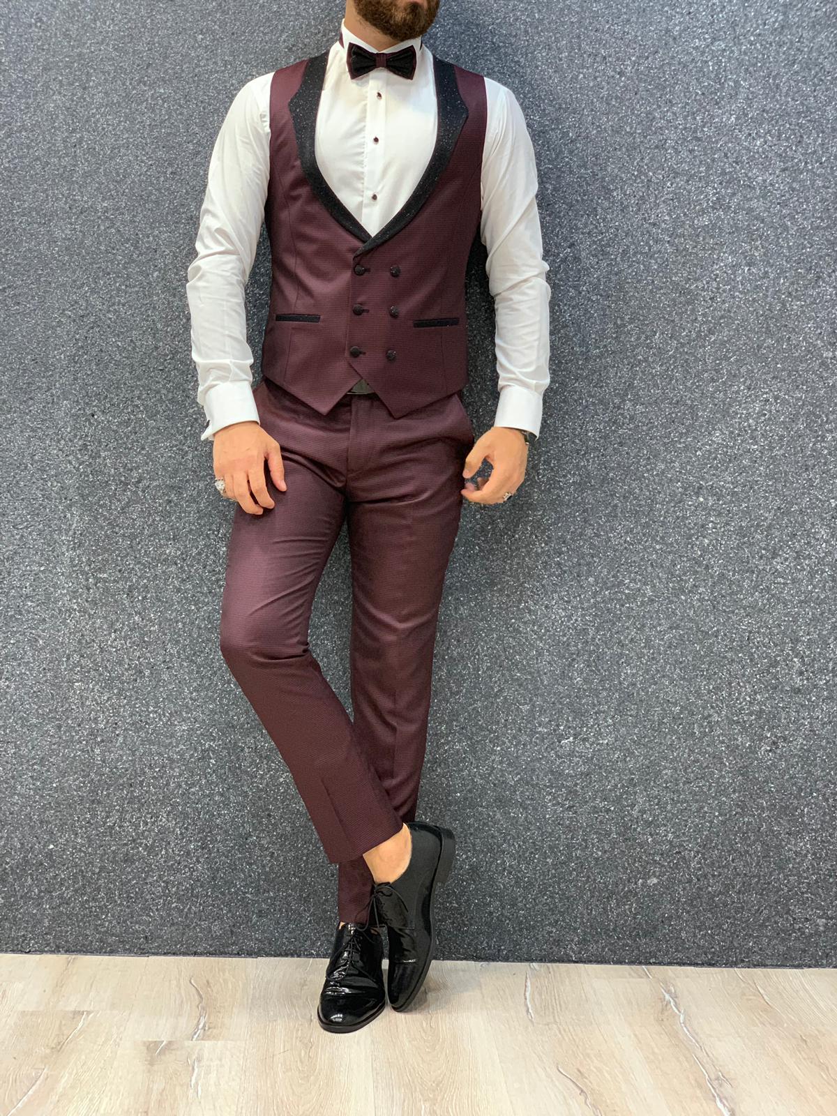 Santos Slim Fit Tuxedo Red-baagr.myshopify.com-1-brabion