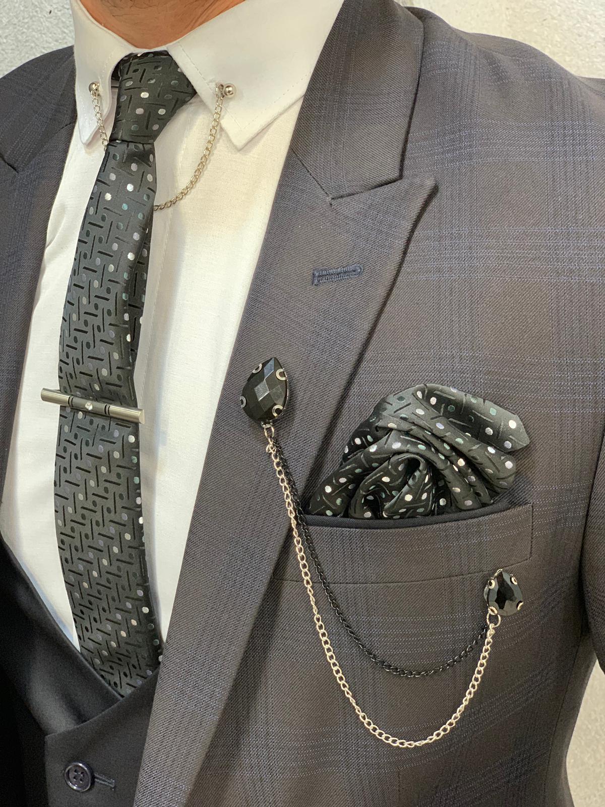 Kinda  Slim Fit Suit Dark Coffee-baagr.myshopify.com-1-BOJONI