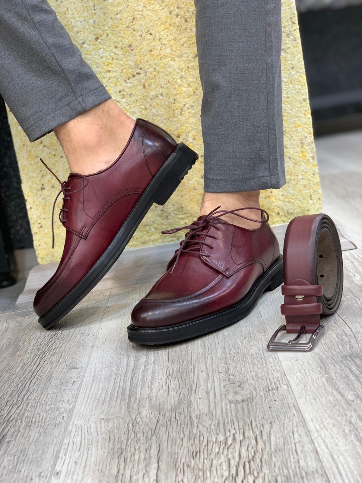 Leone Red Lace Boots-baagr.myshopify.com-shoes2-BOJONI