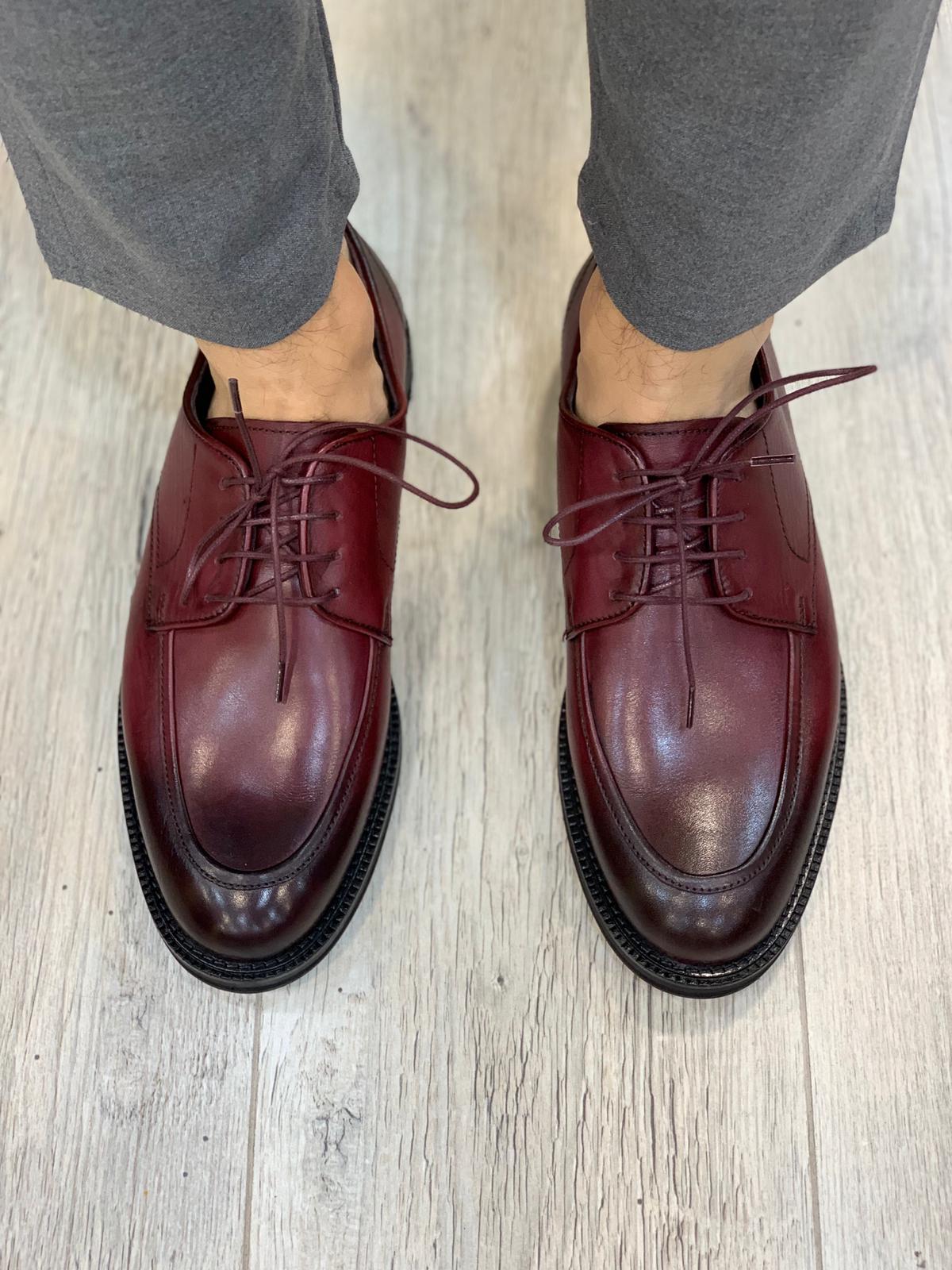 Leone Red Lace Boots-baagr.myshopify.com-shoes2-BOJONI