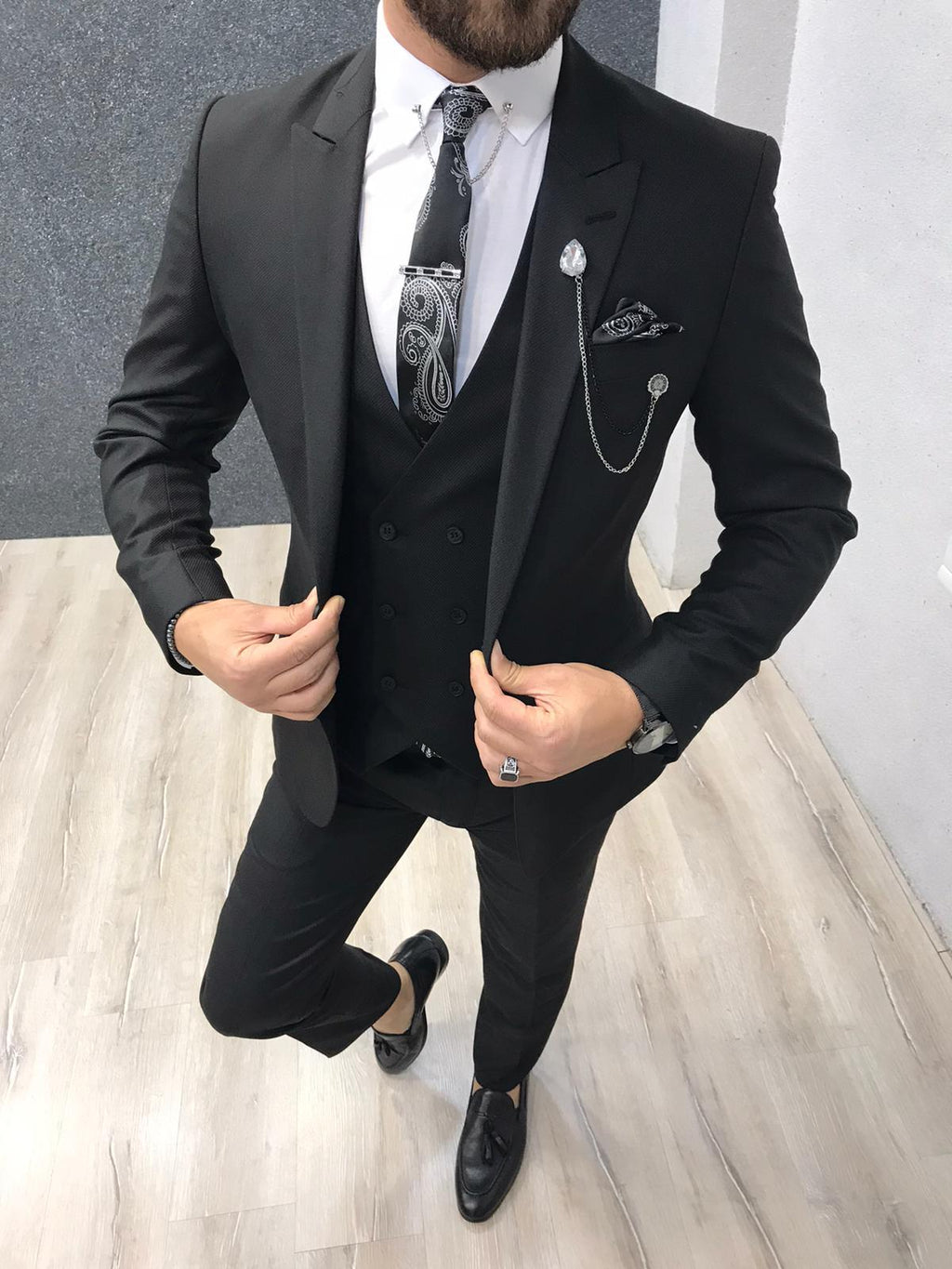 John Gray Slim Fit Suit-baagr.myshopify.com-1-BOJONI