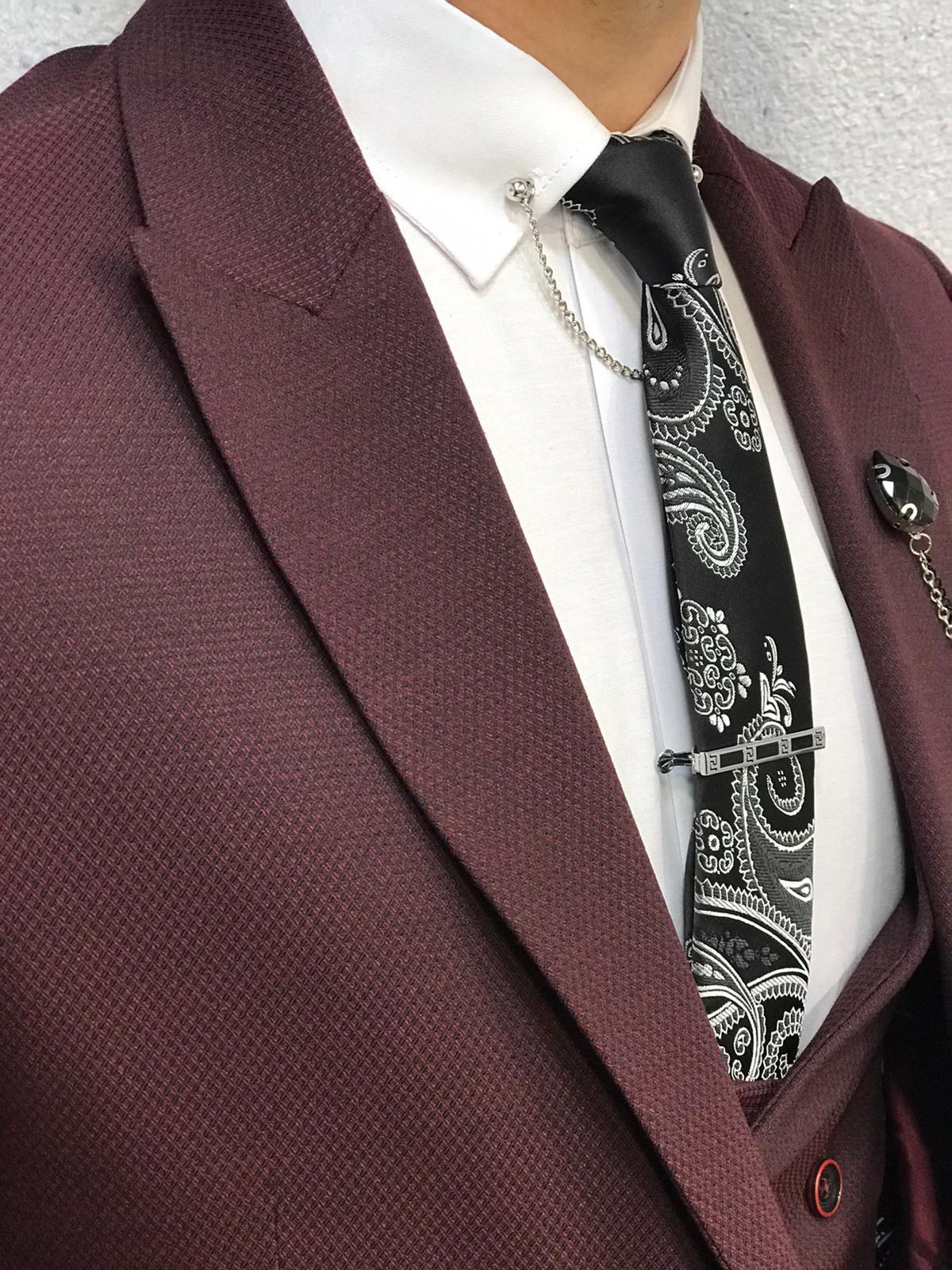 Ani Claret Red Slim Fit Wool Suit-baagr.myshopify.com-1-BOJONI