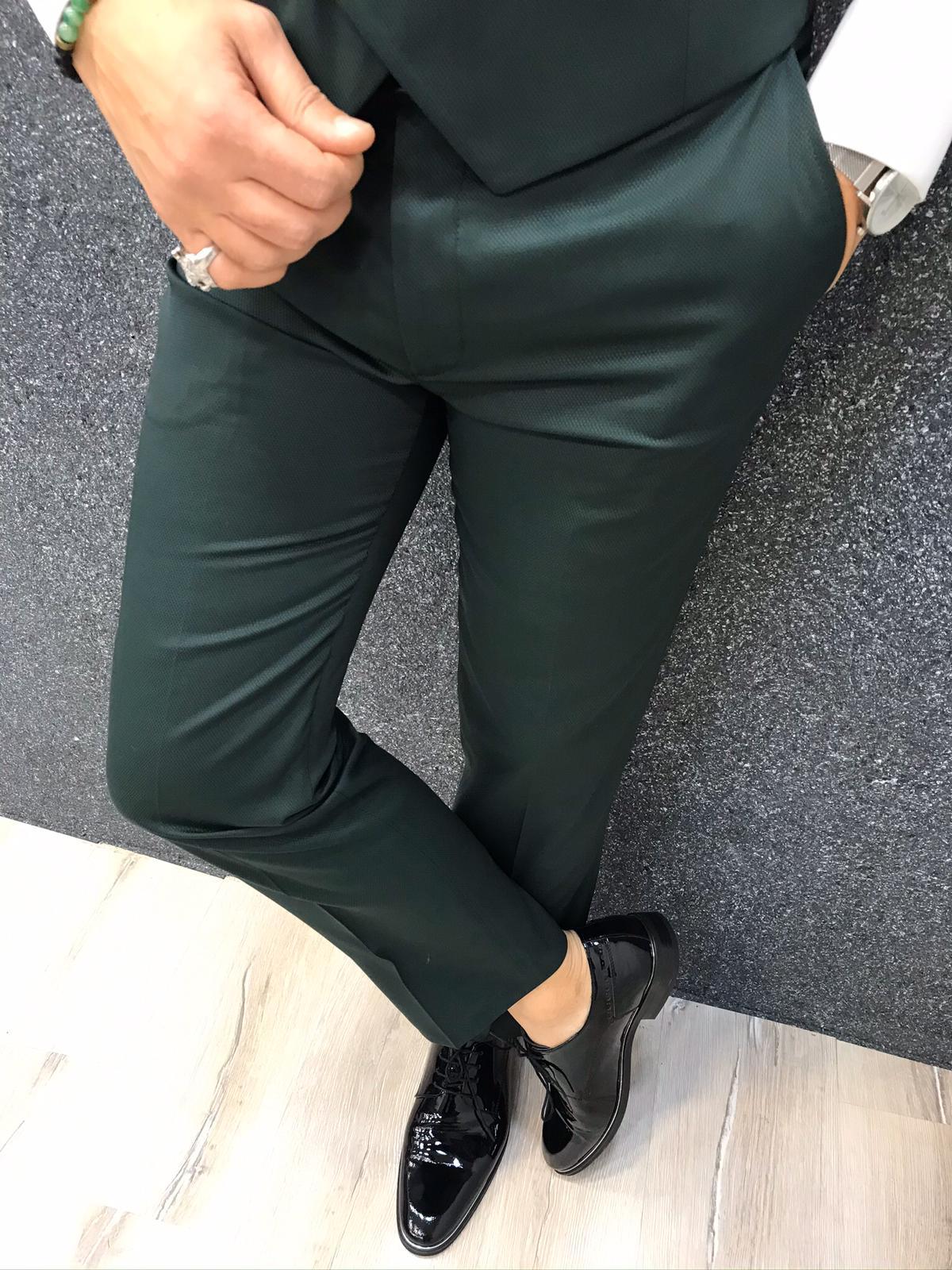 Royal Green Slim Fit Tuxedo-baagr.myshopify.com-1-brabion