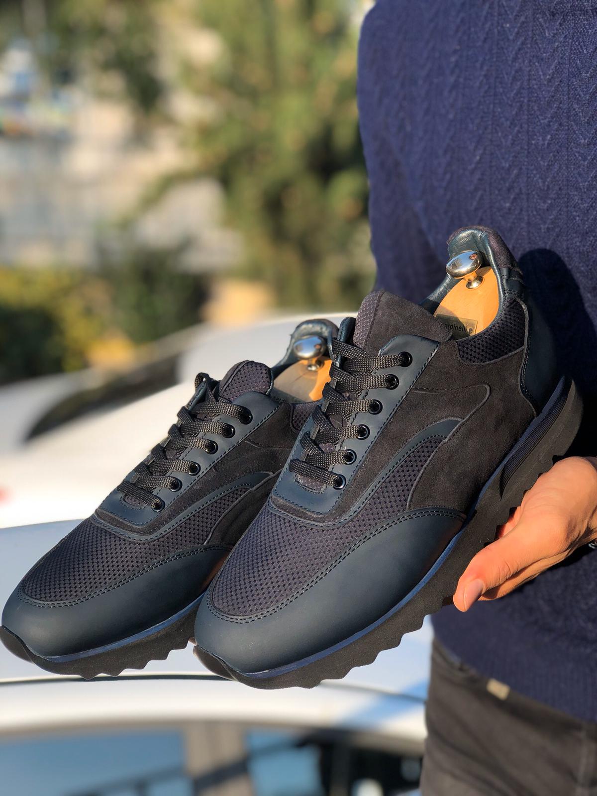 Sardinelli Laced Sports Shoes Navy-baagr.myshopify.com-shoes2-BOJONI