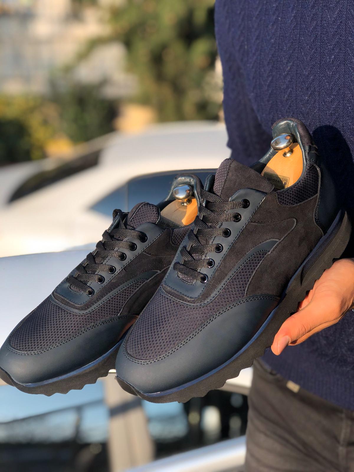 Sardinelli Laced Sports Shoes Navy-baagr.myshopify.com-shoes2-BOJONI