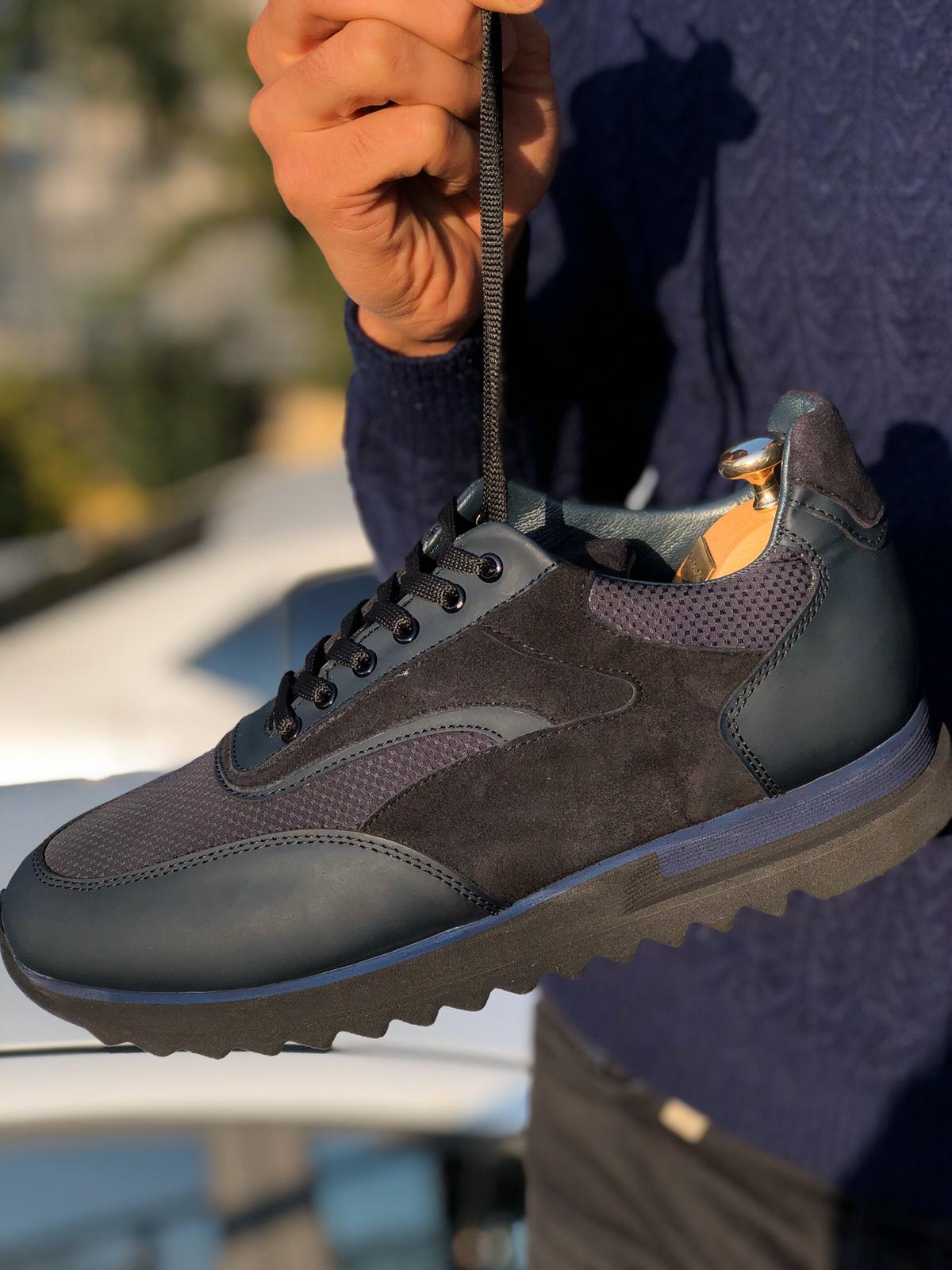 Sardinelli Laced Sports Shoes Navy-baagr.myshopify.com-shoes2-BOJONI