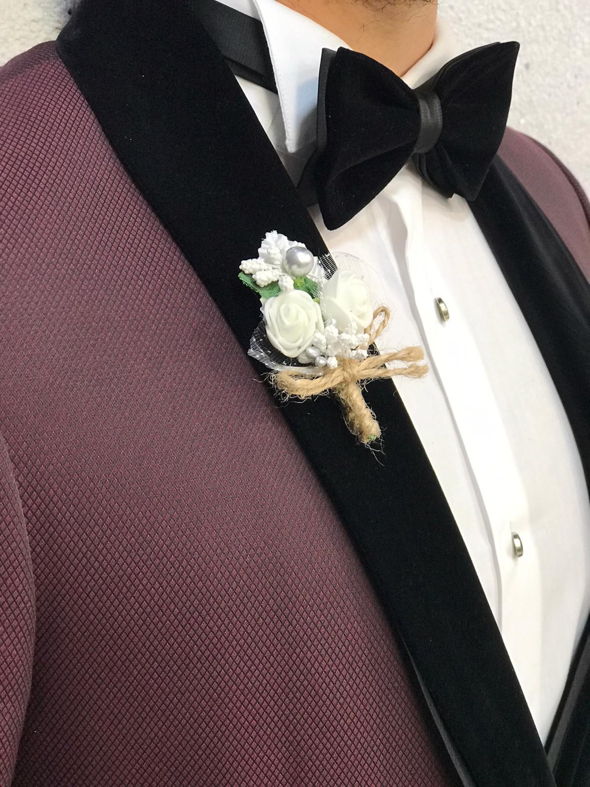 Zerno Velvet Slim Fit Claret Red Tuxedo-baagr.myshopify.com-1-BOJONI