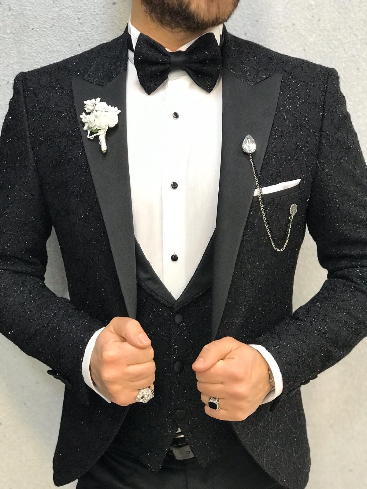 Zerno Brilliant Slim Fit Black Tuxedo-baagr.myshopify.com-1-BOJONI