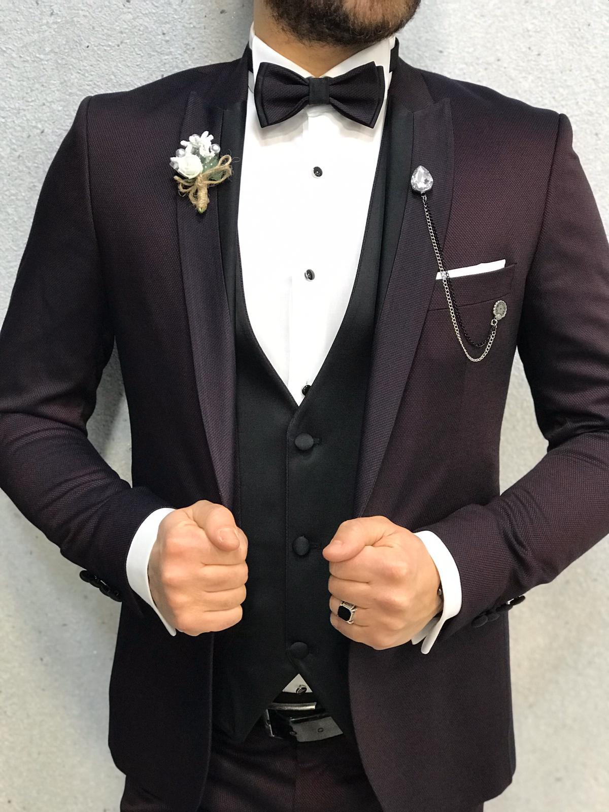 Zerno Slim Fit Damson Tuxedo-baagr.myshopify.com-1-BOJONI