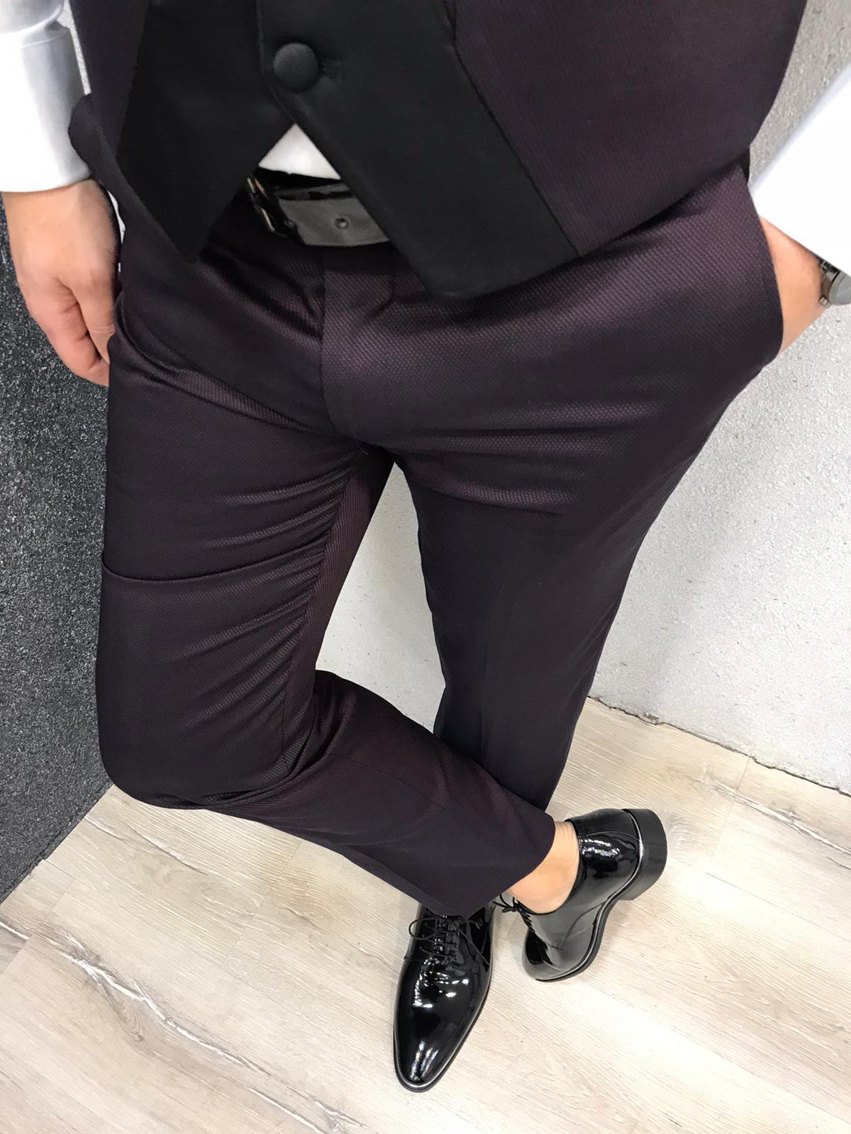 Zerno Slim Fit Damson Tuxedo-baagr.myshopify.com-1-BOJONI