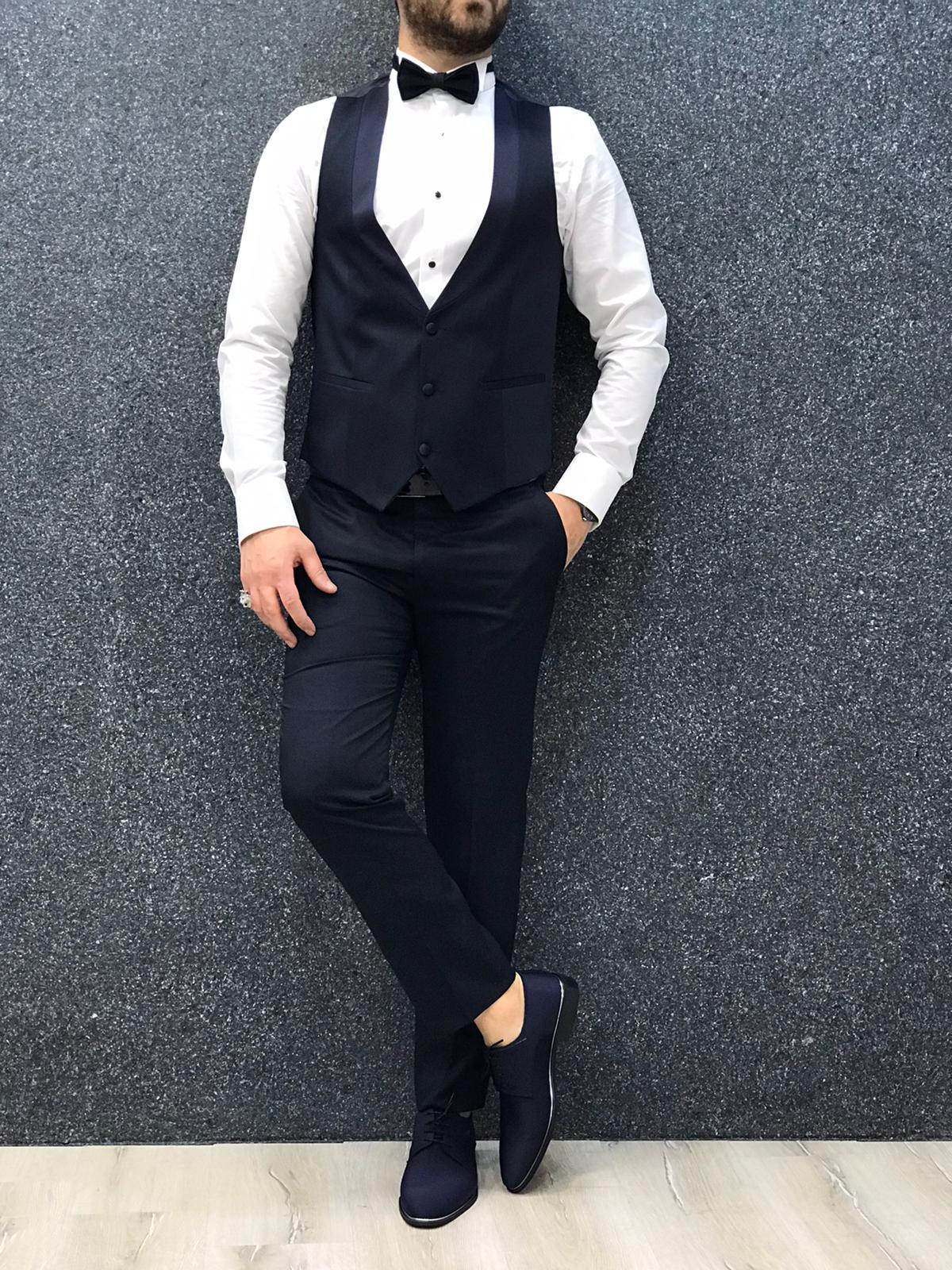 Lazio Slim Fit Navy Blue Tuxedo-baagr.myshopify.com-1-BOJONI